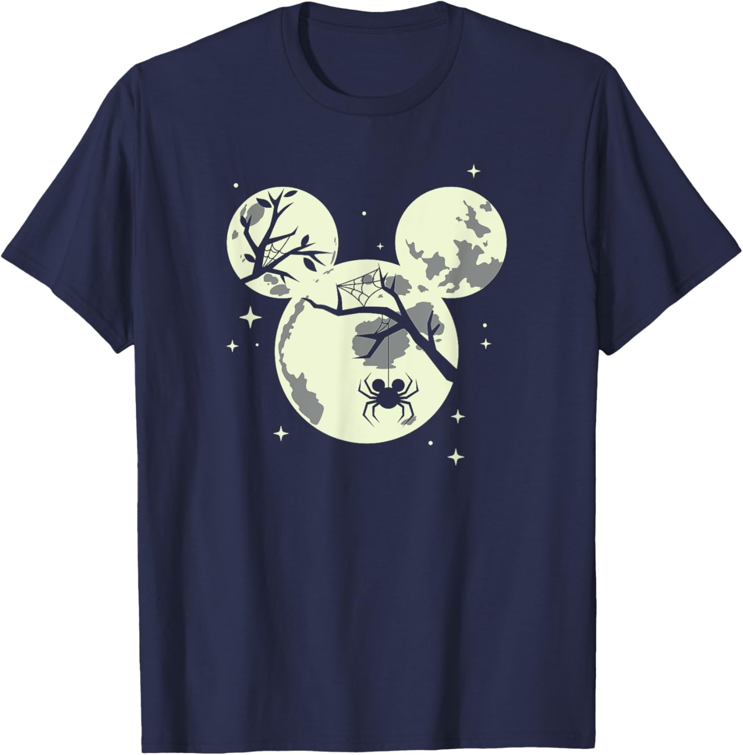 Disney Halloween Mickey Moon T-Shirt for Fun Spooky Style - 5
