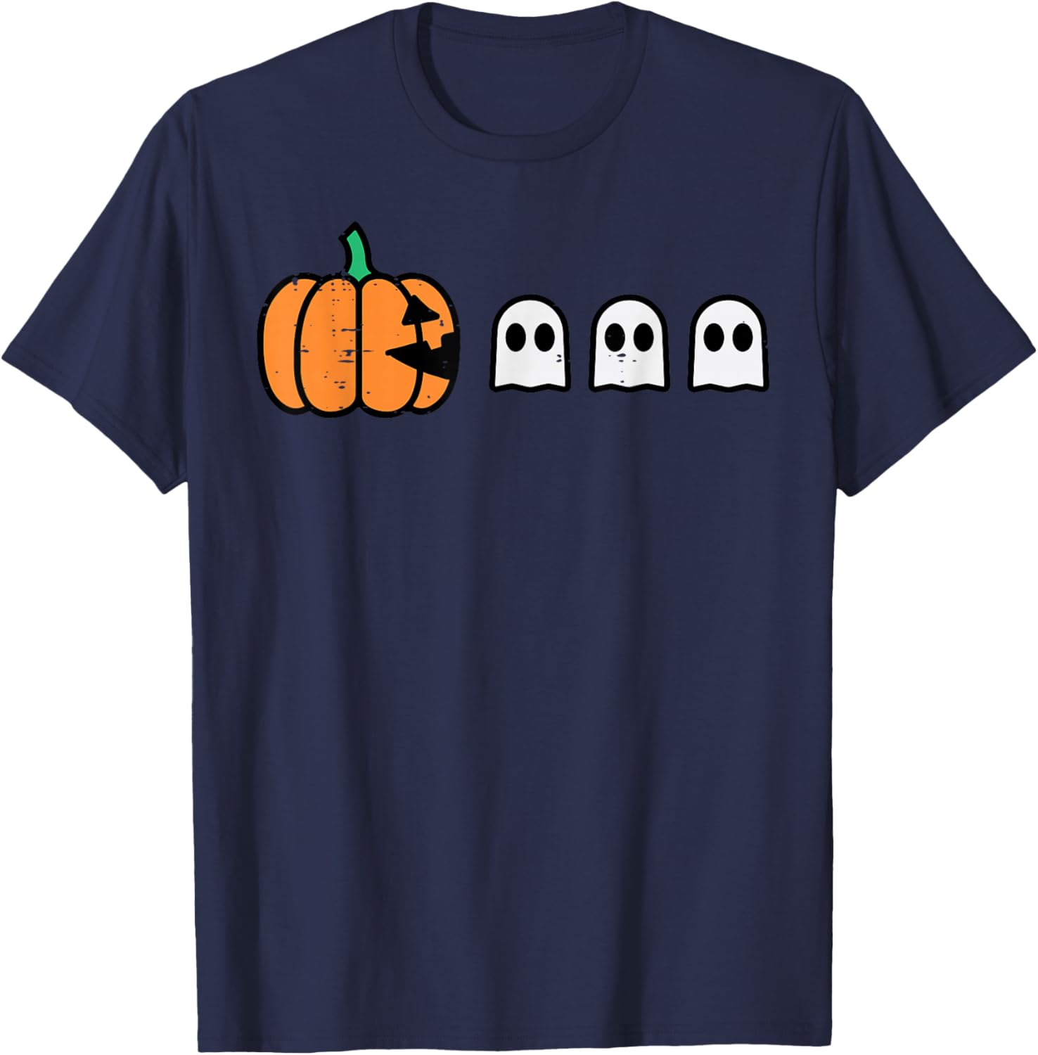 Halloween Gamer Pumpkin Ghost T-Shirt for Men Boys and Kids - 13