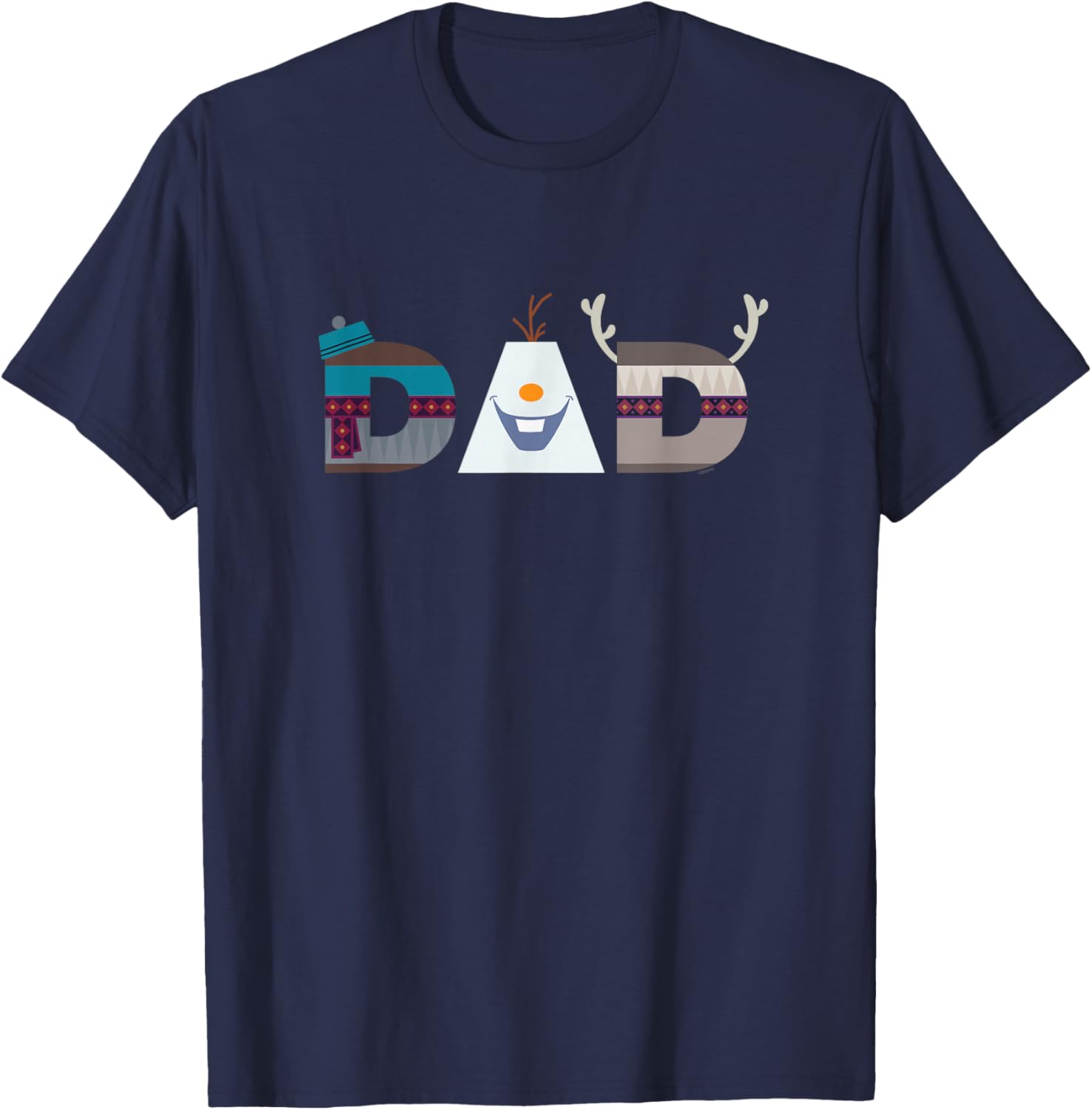 Disney Frozen Olaf Sven Kristoff Dad T-Shirt for Father's Day Birthday - 2
