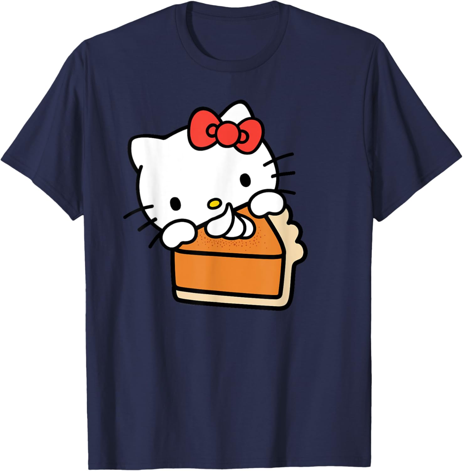 Hello Kitty Pumpkin Pie T-Shirt Cute Fall Fashion for Kids and Adults - 4