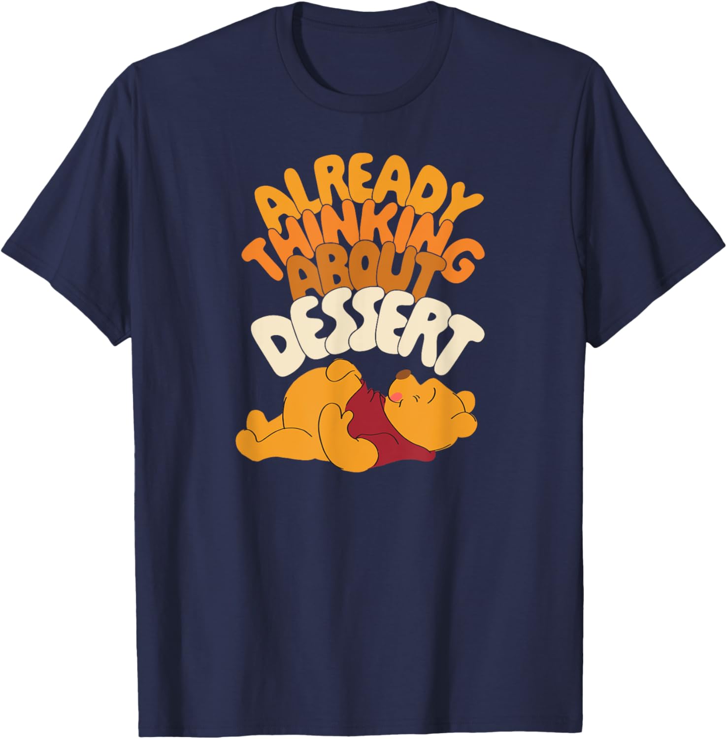 Winnie the Pooh Thanksgiving Dessert T-Shirt for Cozy Family Gatherings - 4