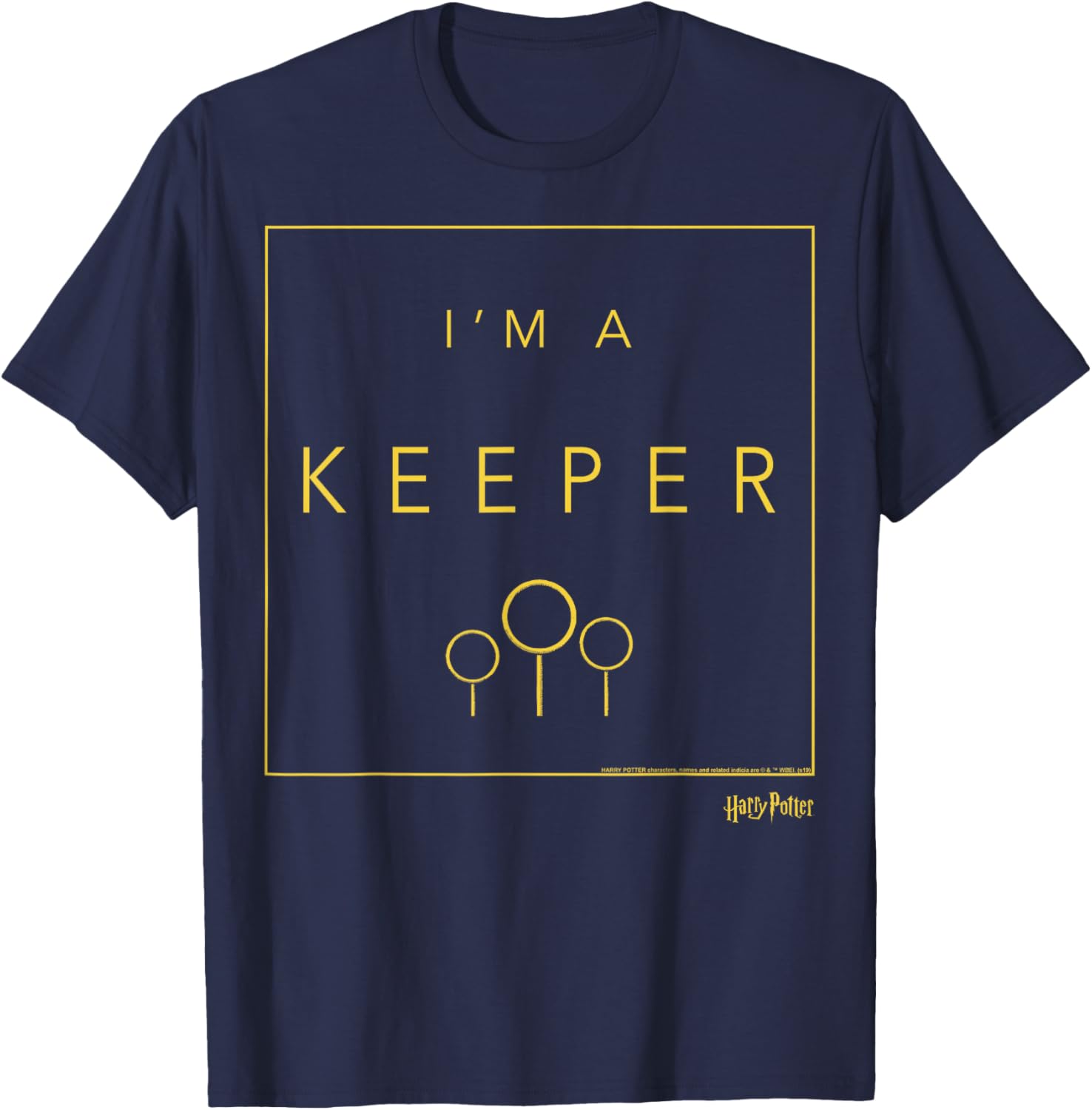 Harry Potter Quidditch I'm A Keeper T-Shirt for Fans and Players - 5