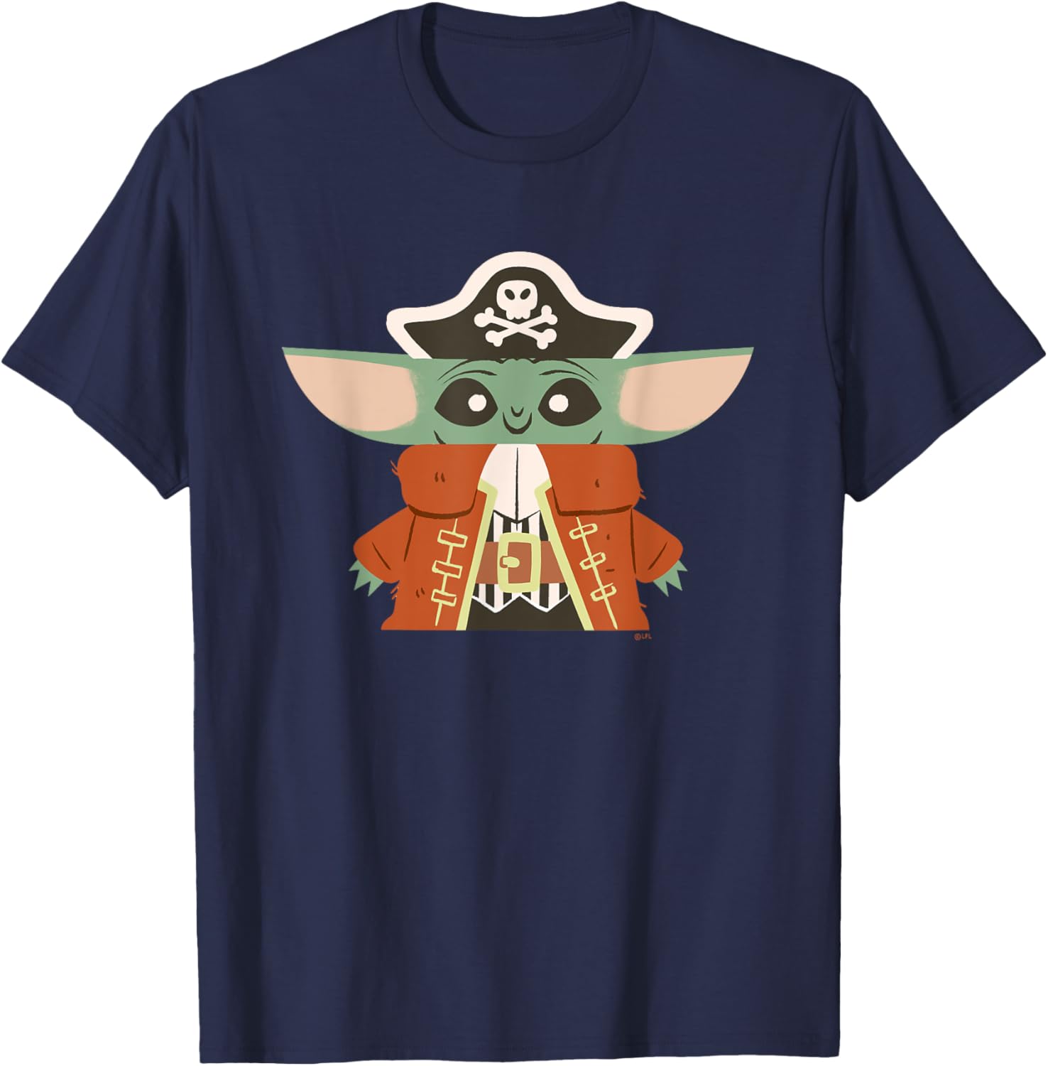 Grogu The Mandalorian Pirate Halloween Costume T-Shirt for Kids and Adults - 11