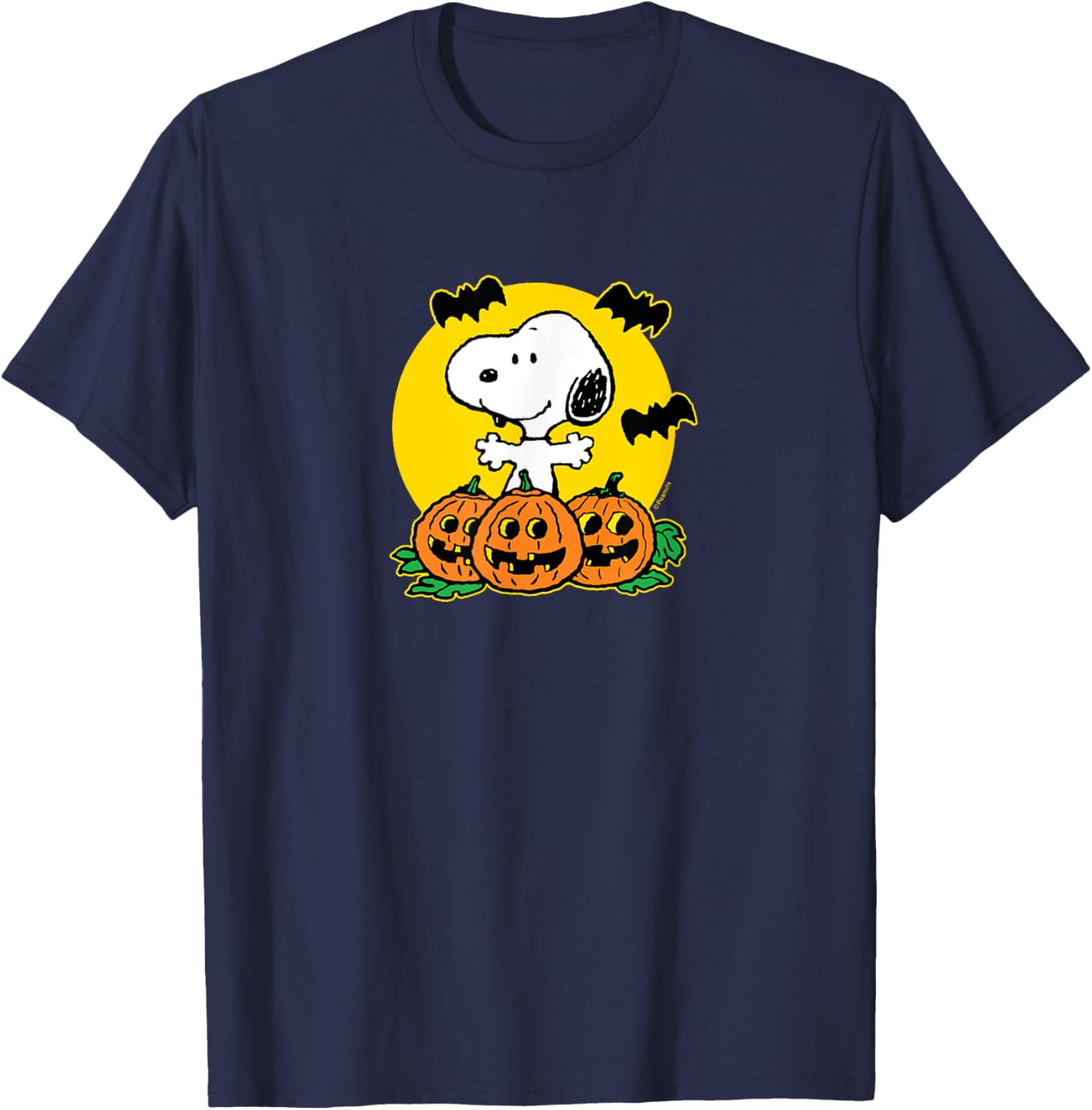 Snoopy Pumpkin Patch Halloween T-Shirt for Peanuts Fans - Fun Apparel - 10