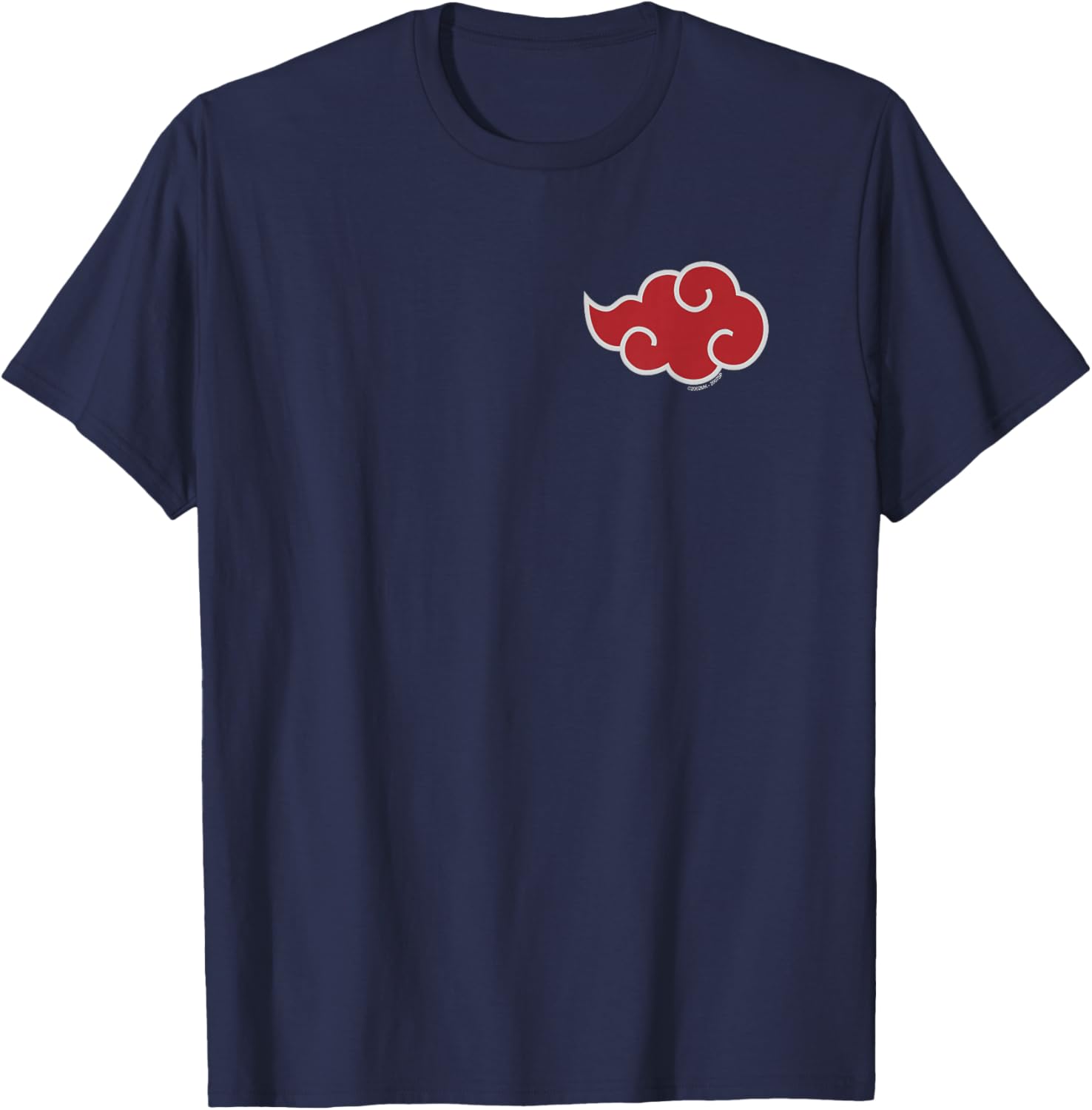 Naruto Shippuden Akatsuki Cloud Short Sleeve Tee for Anime Fans - 2