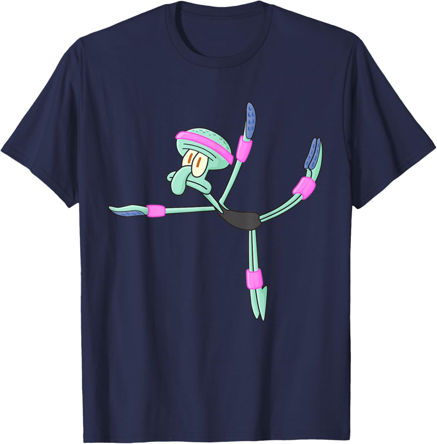 Mademark SpongeBob Squidward Ballerina T-Shirt for Fun Fashion Lovers - 4