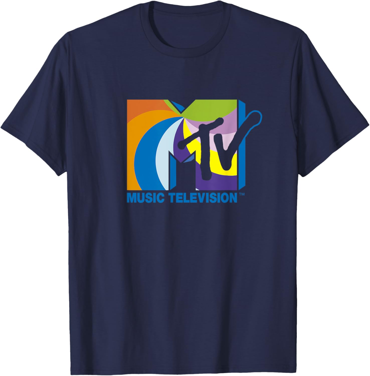 Mademark x MTV Party T-Shirt With Bold Colors and Iconic Logo Design - 8