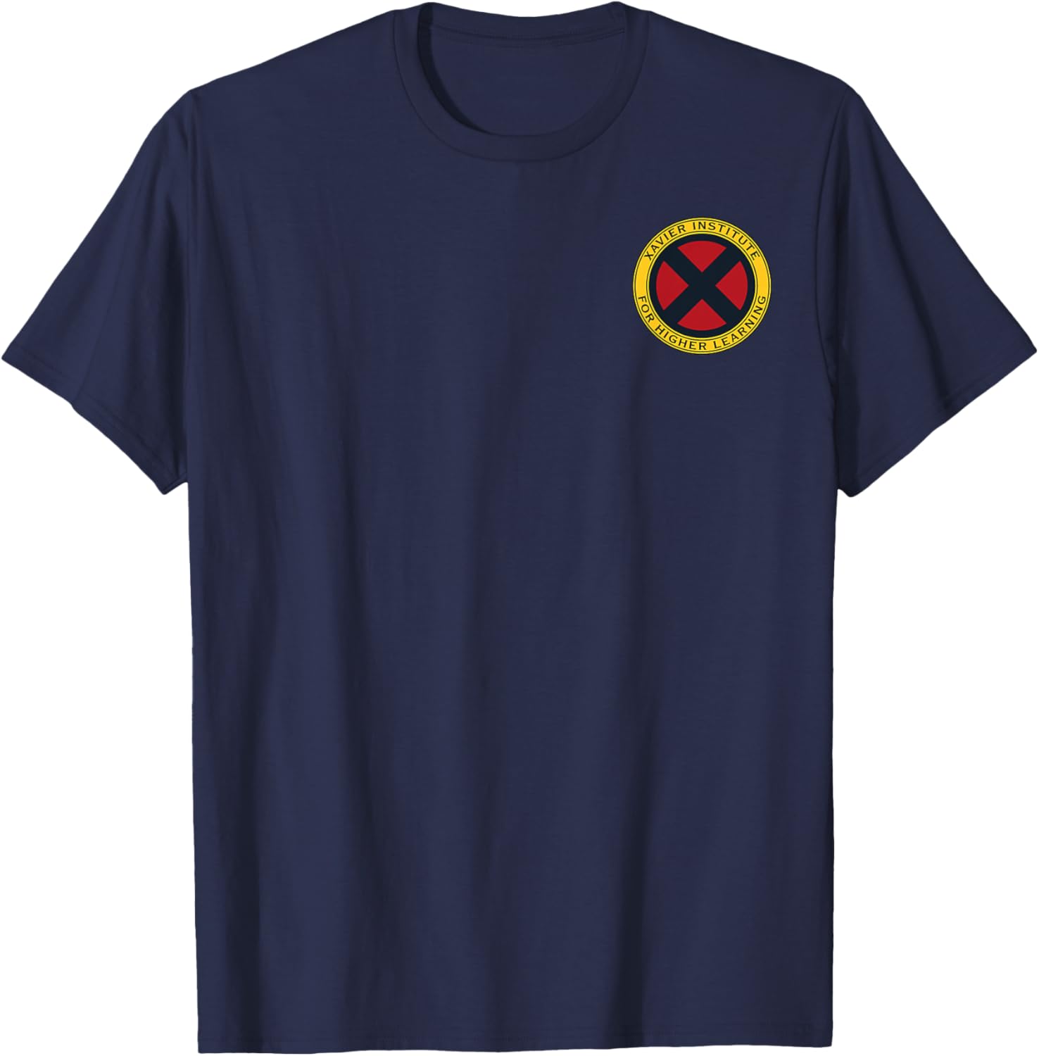 Marvel X-Men Xavier Institute Pocket T-Shirt Cool Graphic Tee for Fans - 11