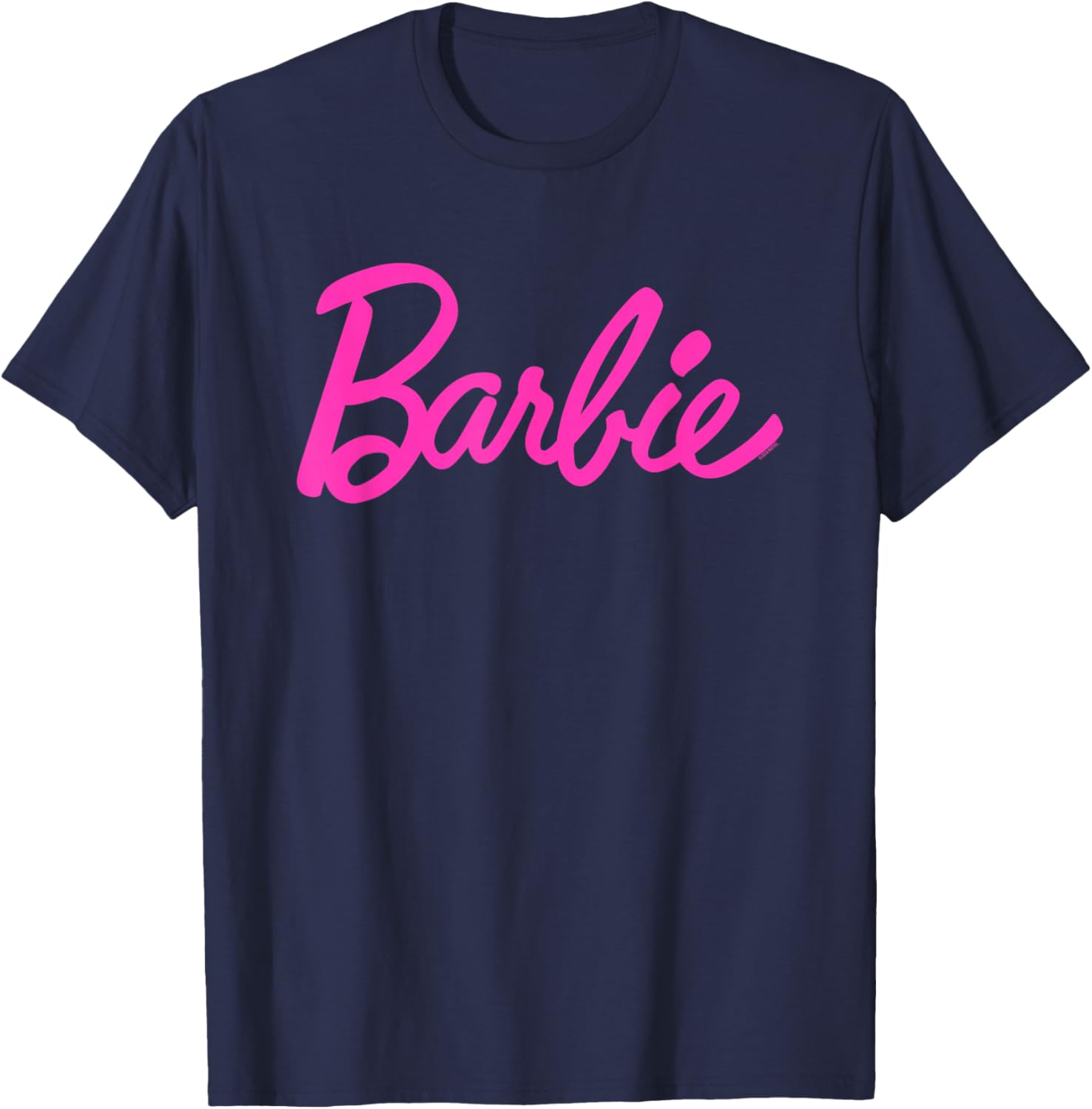 Barbie Classic Script Pink Logo T-Shirt for Trendy Fashion Lovers - 12