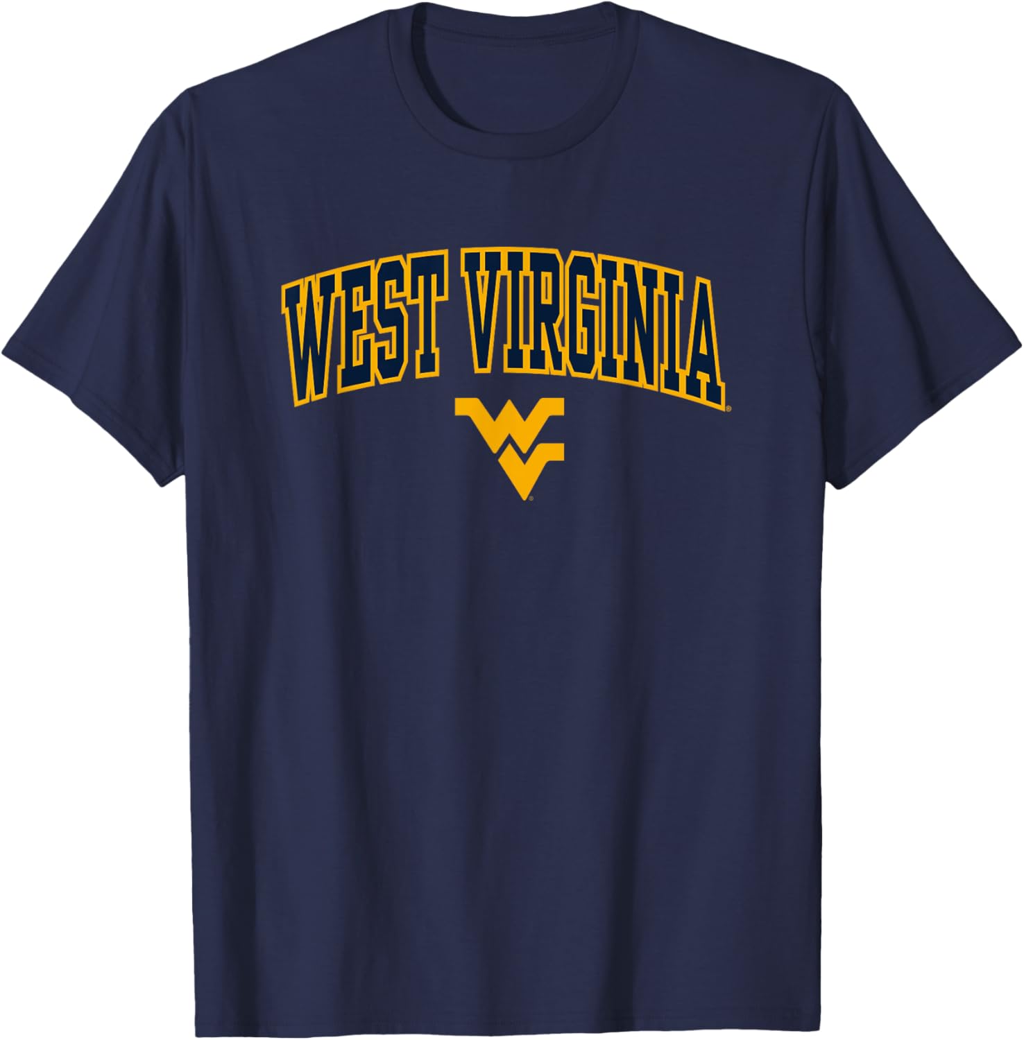 Elite West Virginia Mountaineers Blue Short Sleeve T-Shirt for Adults - 1