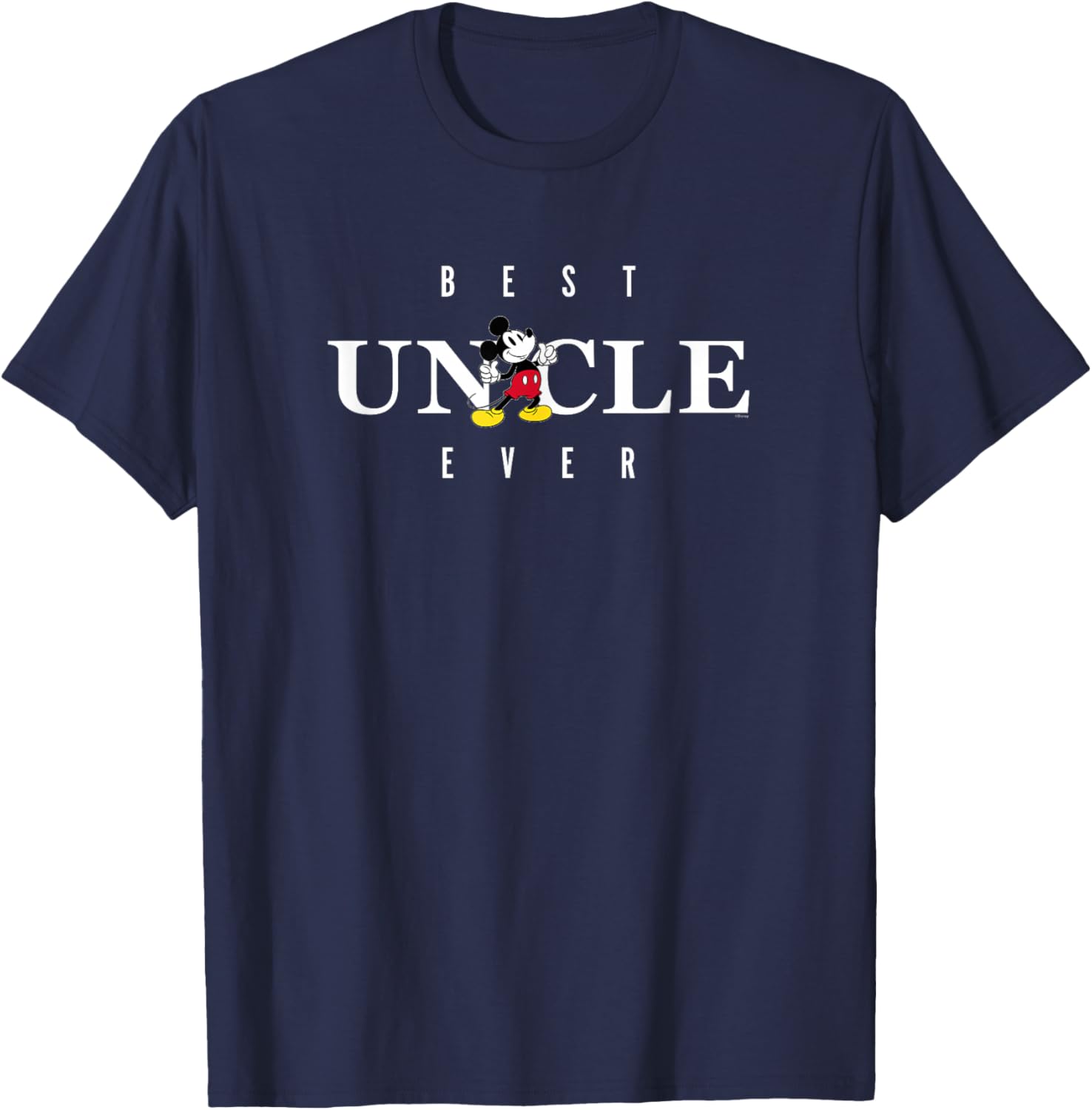Disney Mickey Mouse Best Uncle Ever T-Shirt for Father's Day Gifts - 10