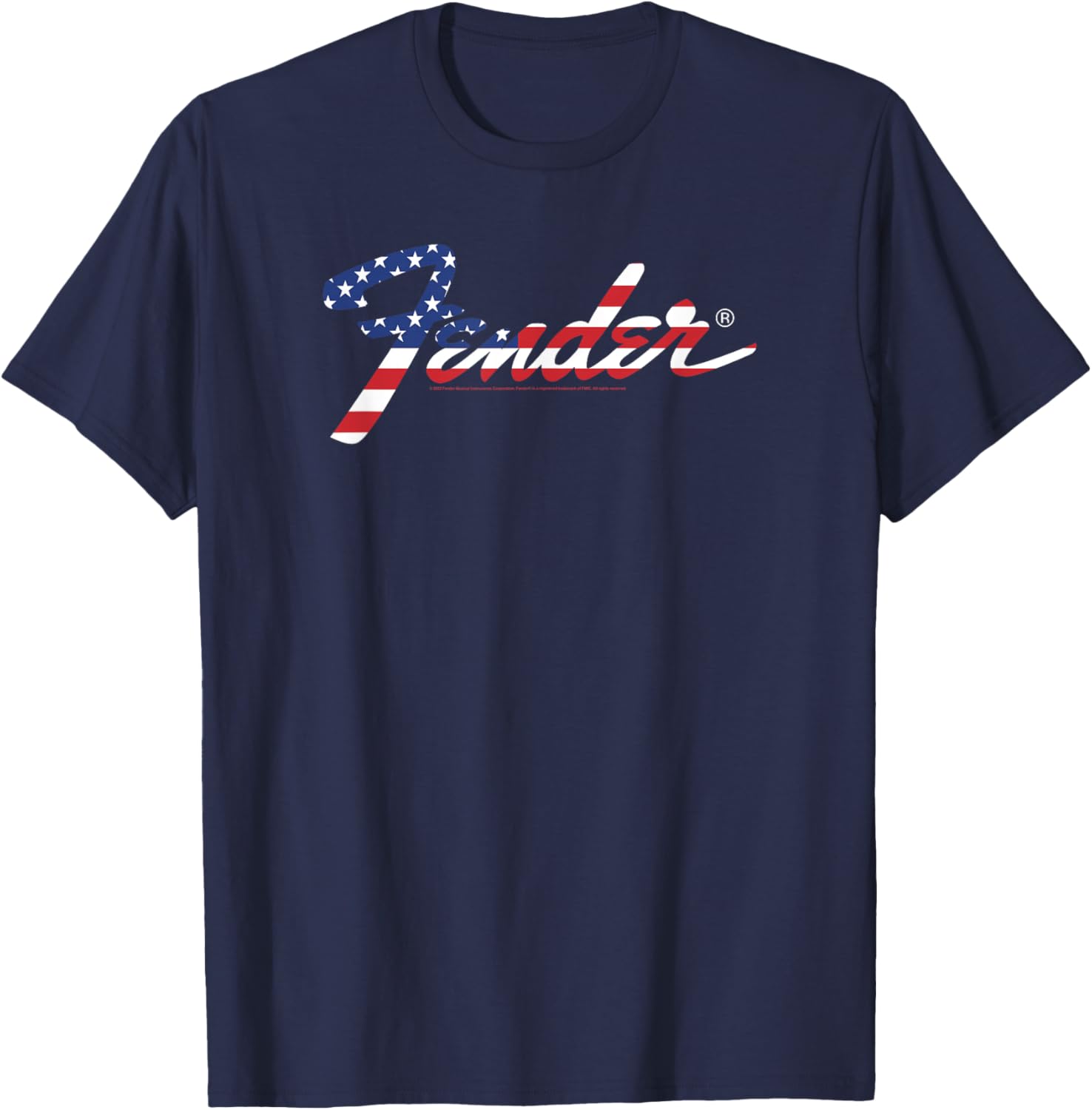 Fender American Flag Logo T-Shirt for Music Lovers and Style Seekers - 2
