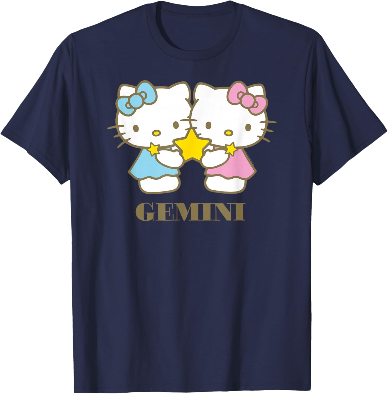 Hello Kitty Gemini T-Shirt for Zodiac Fans - Cute and Stylish Apparel - 8