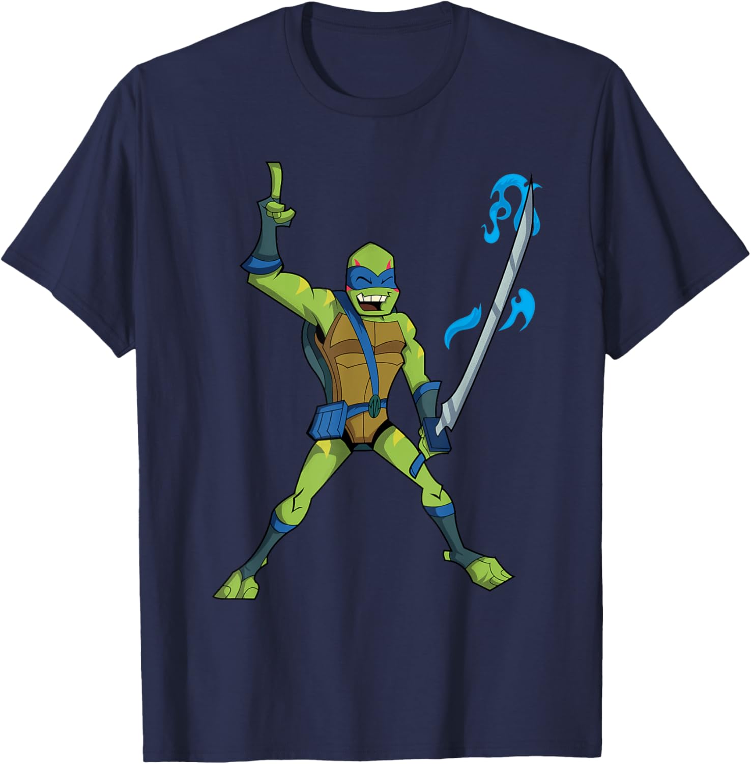 Mademark Teenage Mutant Ninja Turtles Leonardo Portal Jutsu T-Shirt - 5