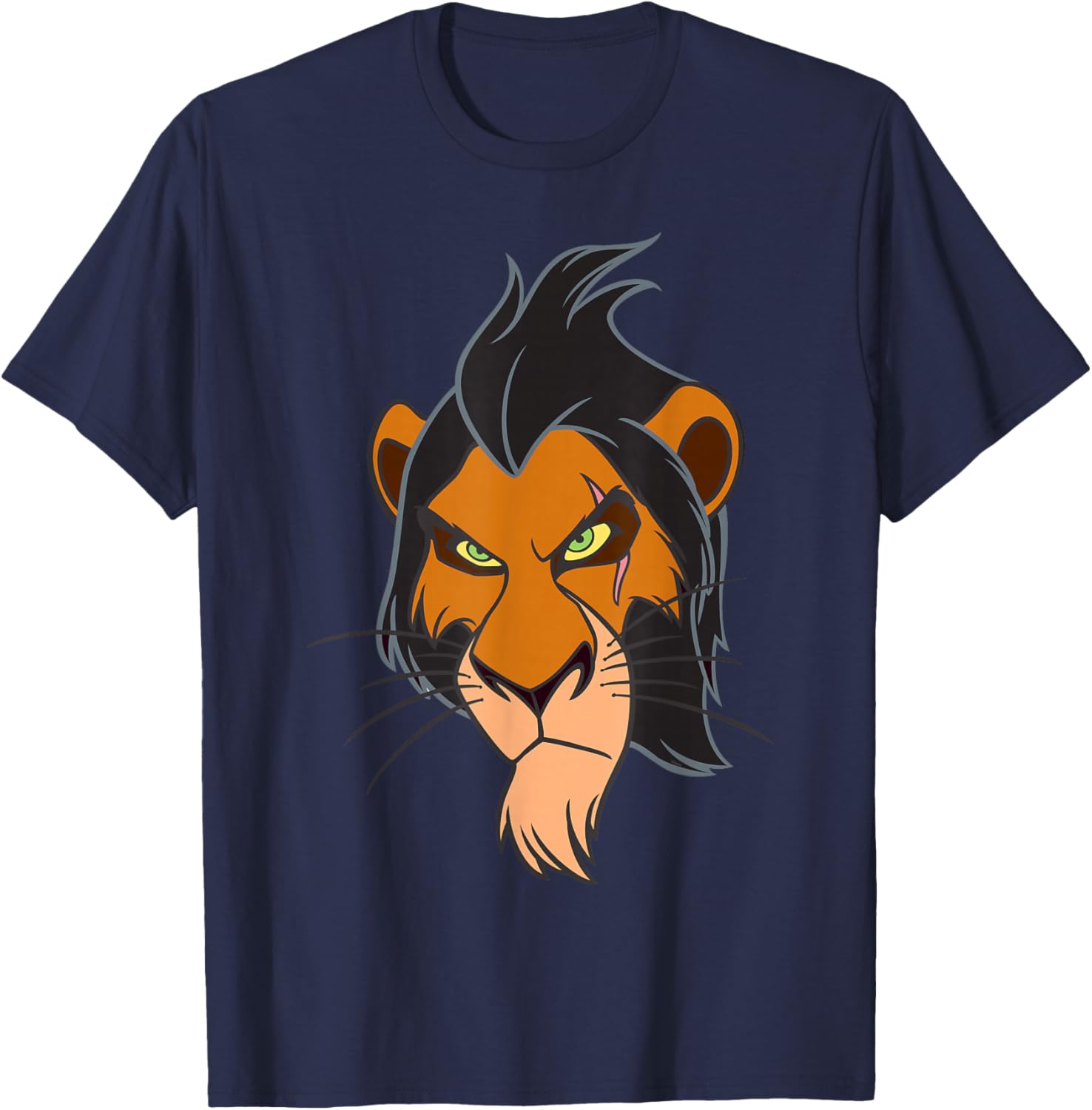 Disney Scar Big Face Costume T-Shirt for Lion King Fans - 17