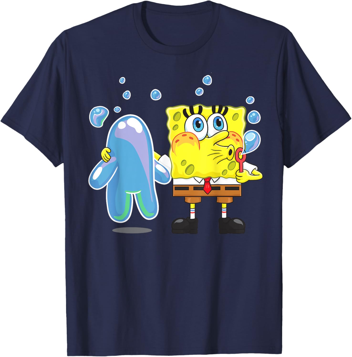 Mademark x SpongeBob SquarePants Bubble Technique T-Shirt for Fun Style - 18