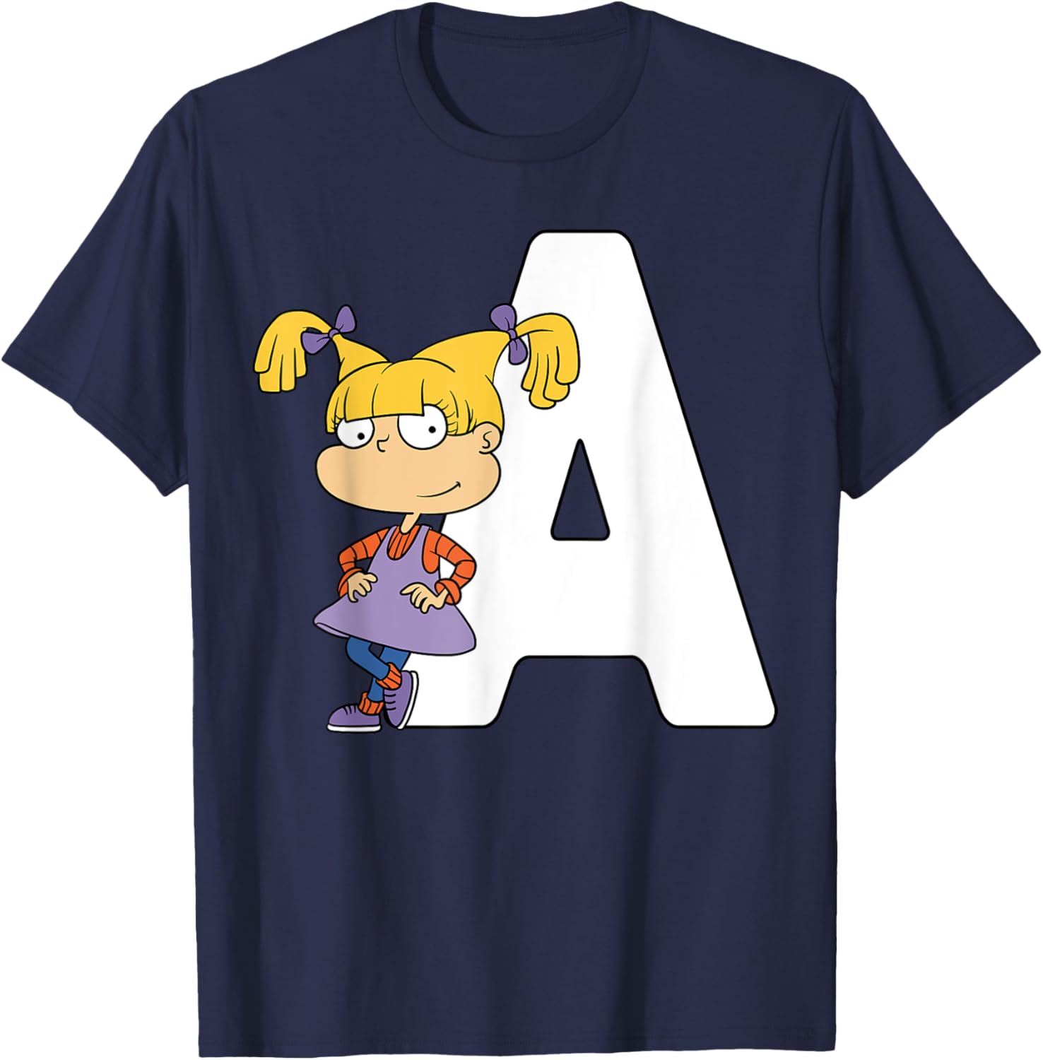 Mademark x Rugrats Angelica Pickles The Girl with an A T-Shirt for Fans - 13