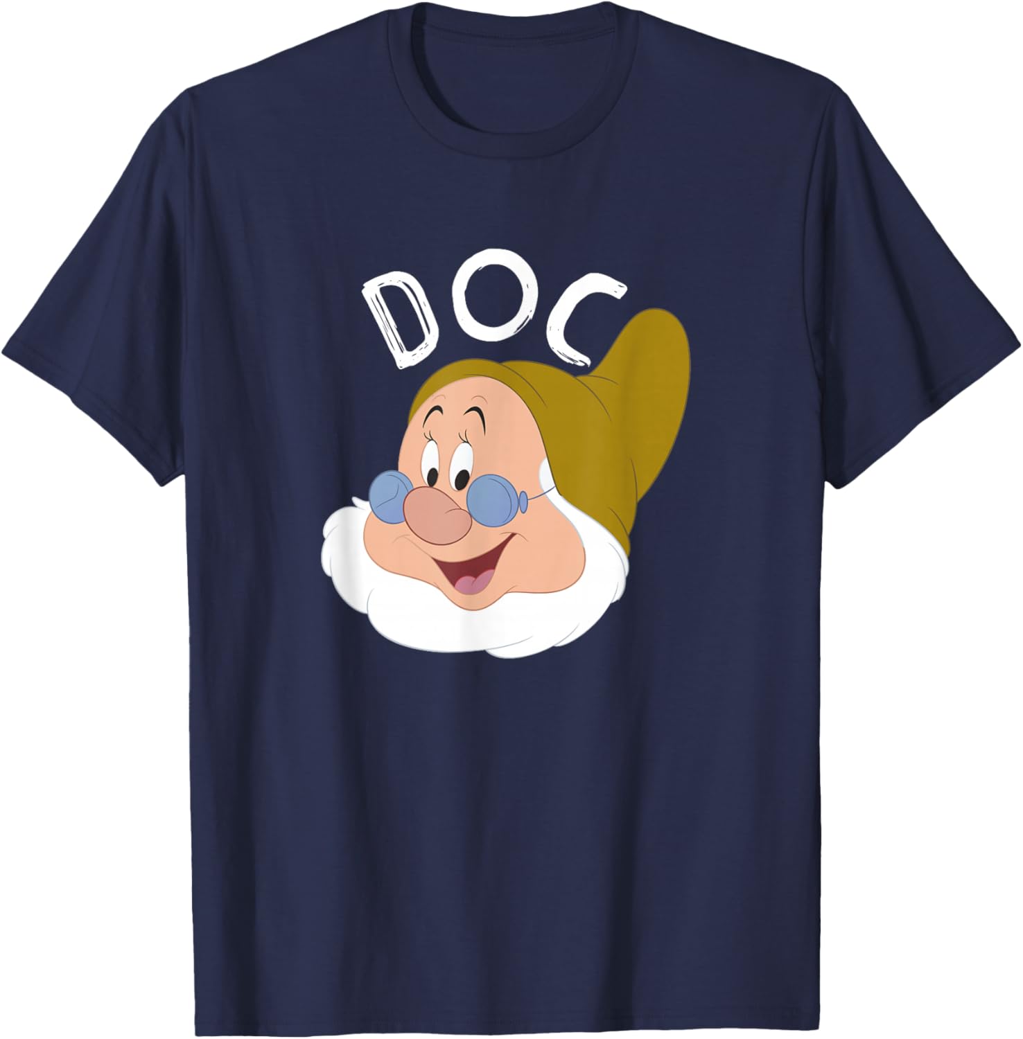 Disney Snow White Doc Face T-Shirt for Kids and Adults - Cute Graphic Tee - 4
