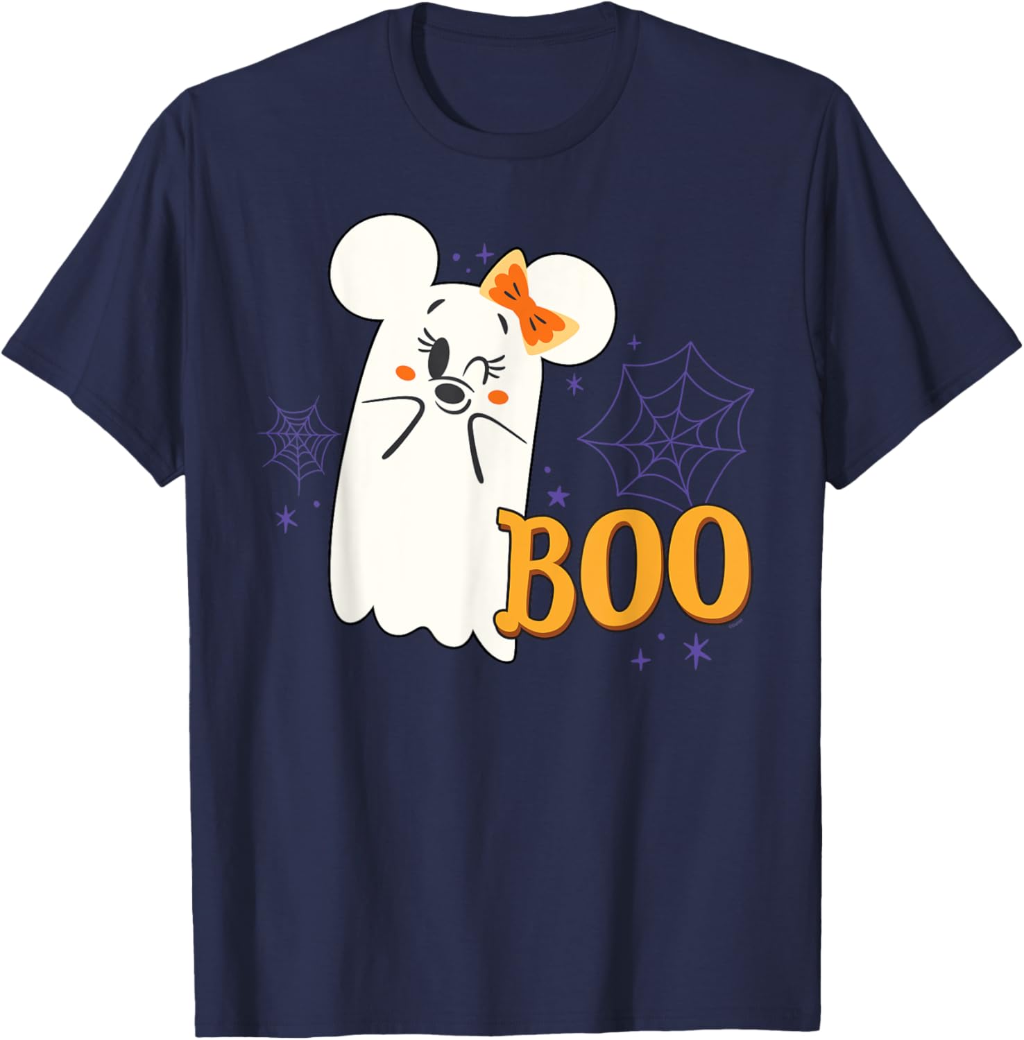 Adorable Disney Minnie Mouse Ghost Halloween T-Shirt for Kids - 19