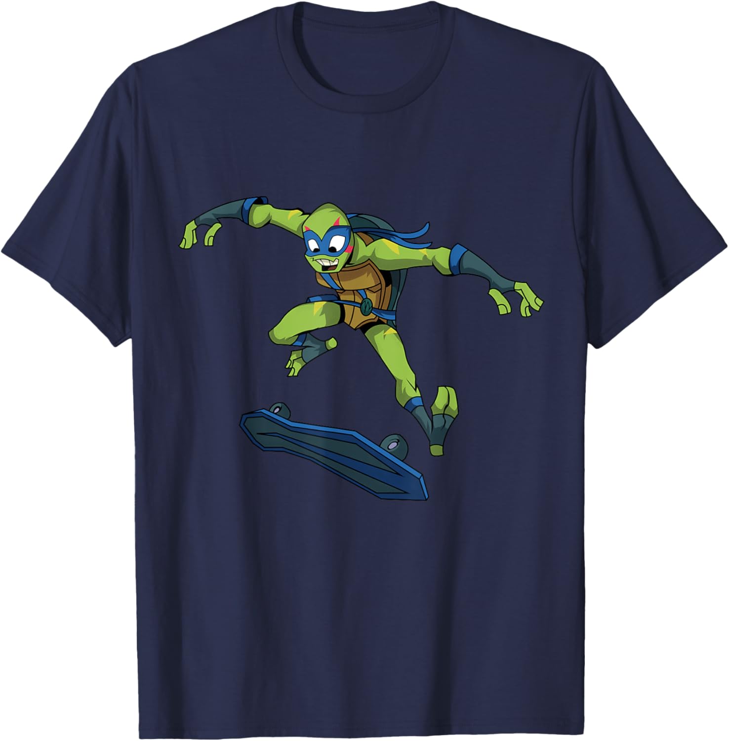 Mademark Teenage Mutant Ninja Turtles Leonardo Flip Trick T-Shirt for Fans - 2