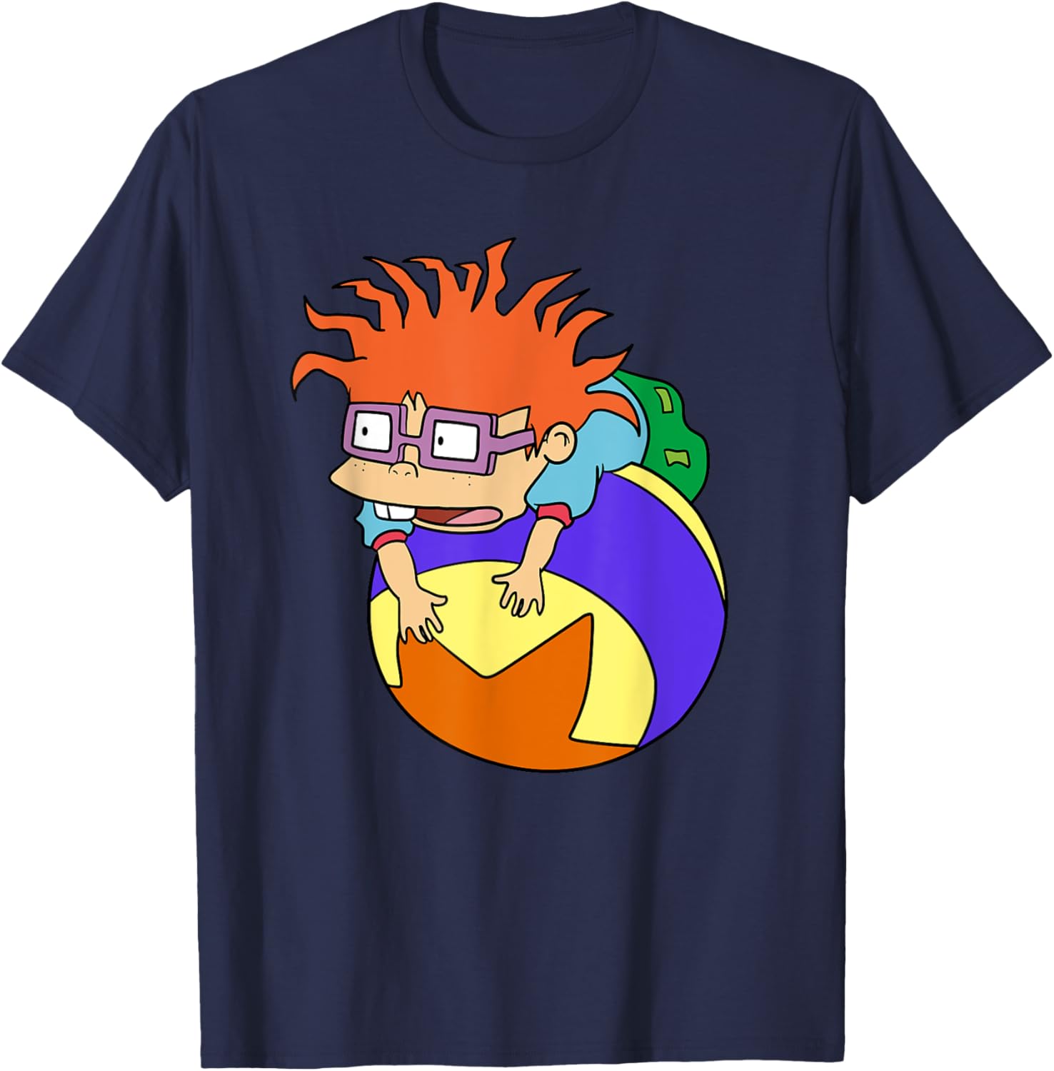 Mademark Rugrats Chuckie Finster Playing with Tommy's Ball T-Shirt - 4