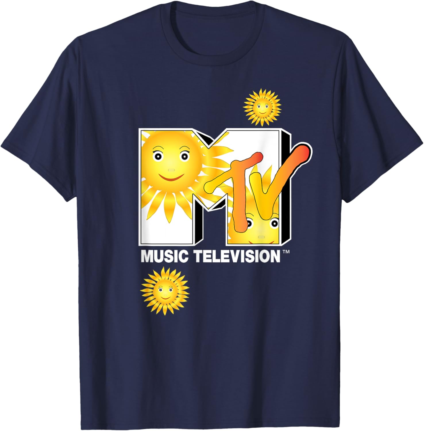 Mademark x MTV Bright Smiling Sun T-Shirt - Fun & Stylish Apparel - 2