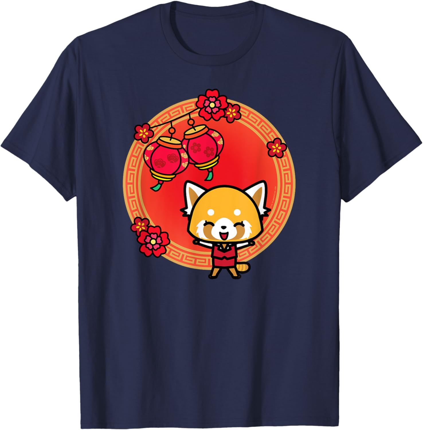 Aggretsuko Lunar New Year T-Shirt Fun Festive Design for Fans - 14