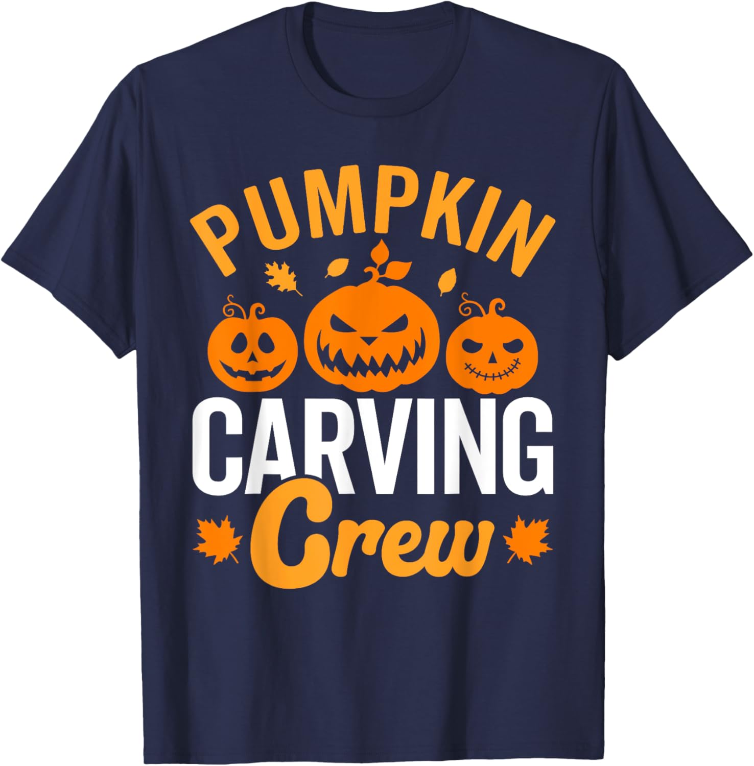 Family Matching Pumpkin Carving Crew Halloween T-Shirt for Fun Celebrations - 9