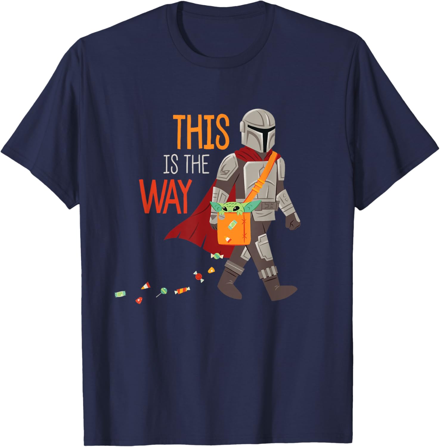 Star Wars The Mandalorian Grogu This is The Way Halloween T-Shirt - 5