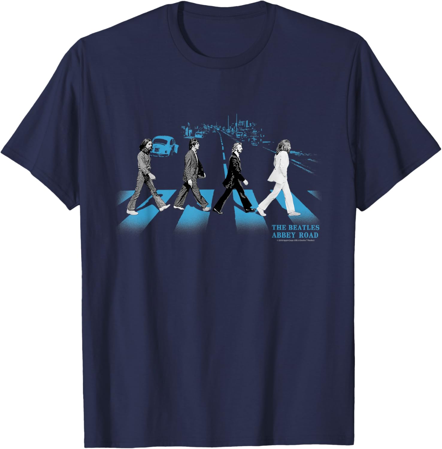 Beatles Abbey Road Street Blues T-Shirt - Stylish Music Apparel for Fans - 10
