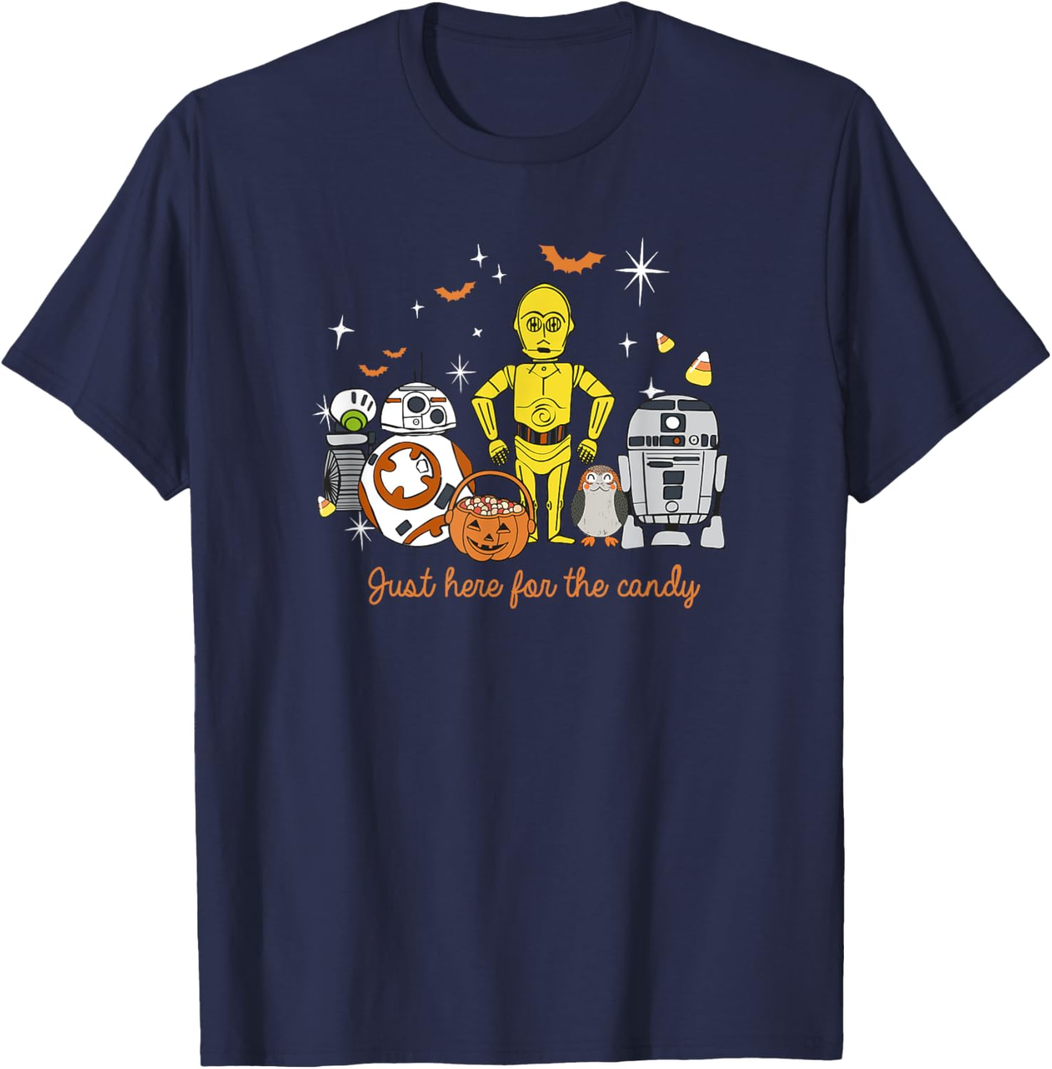 Star Wars Group Shot Halloween T-Shirt Perfect for Candy Collecting Fun - 2