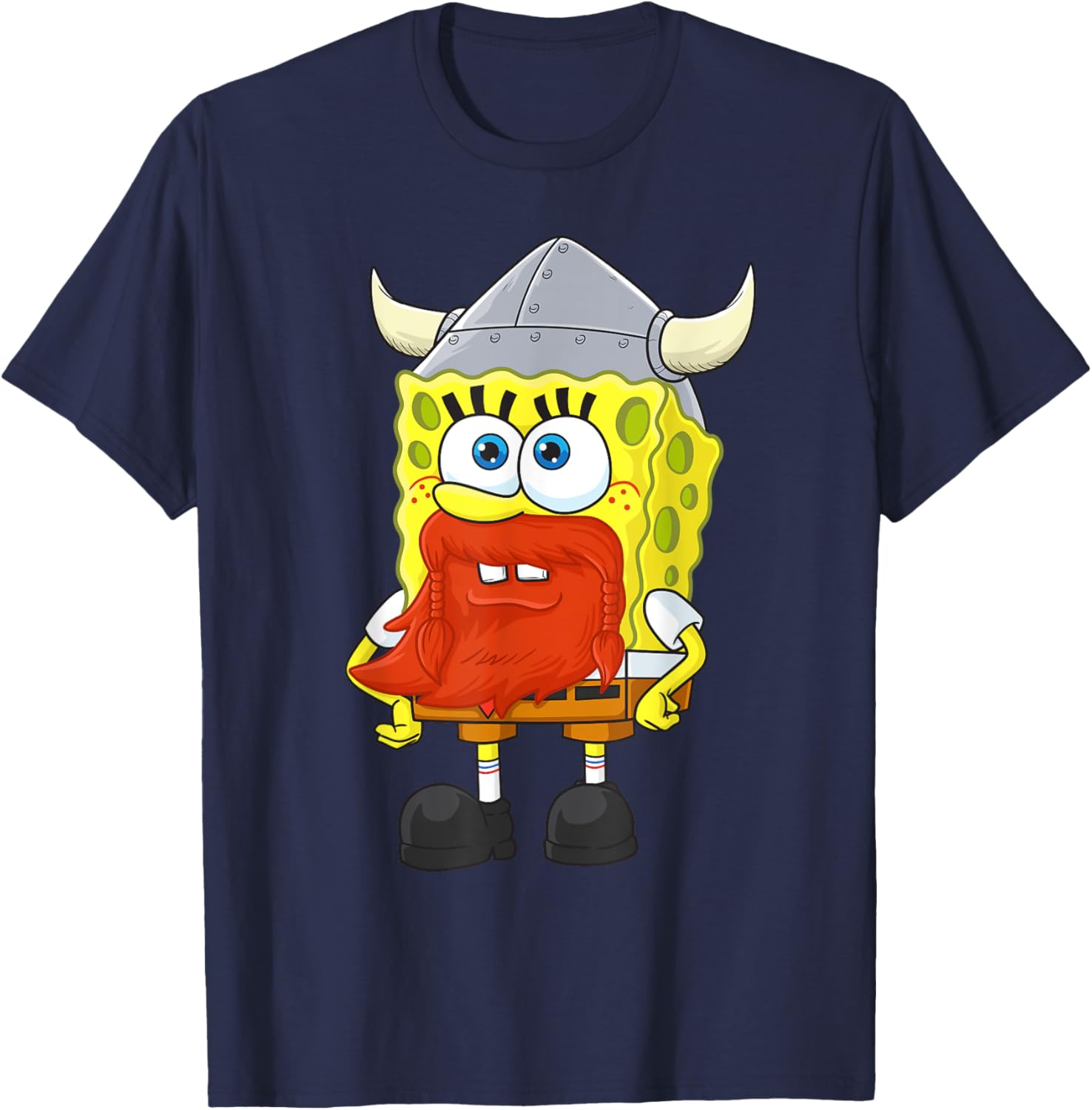 Mademark SpongeBob Happy Leif Erikson Day T-Shirt for Fun Celebrations - 14