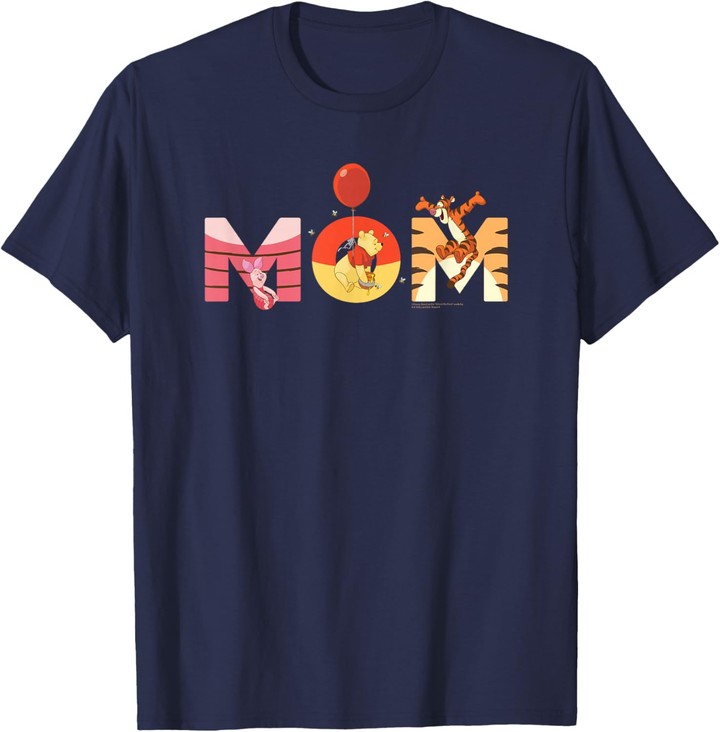 Disney Winnie the Pooh Mother's Day T-Shirt for Moms Birthday Gift - 4