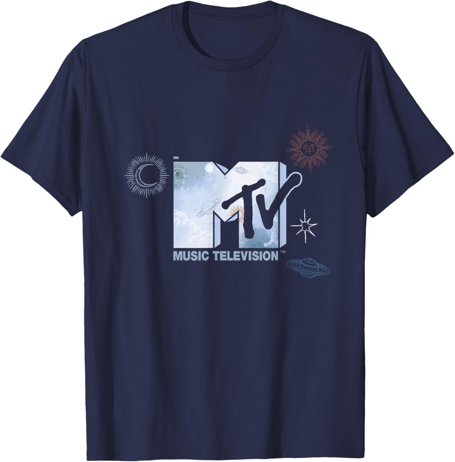 Mademark x MTV Official 1981 Hand Painted Sky T-Shirt for Music Lovers - 4