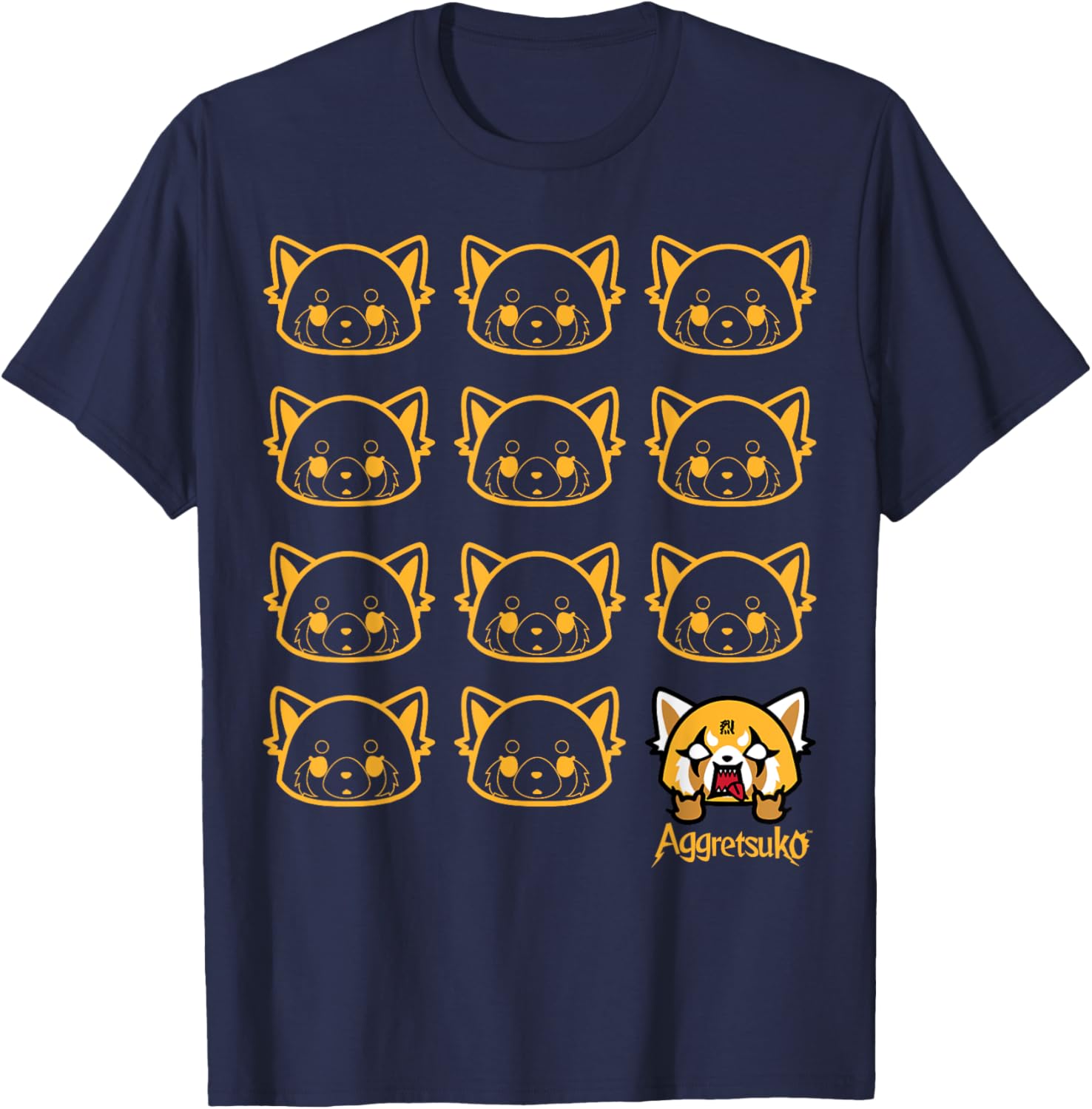Aggretsuko Real T-Shirt for Fans – Comfortable Cartoon-themed Apparel - 8