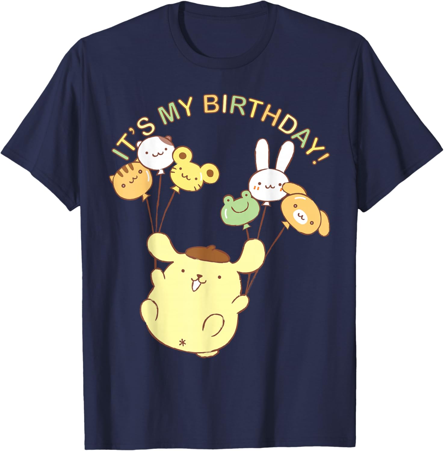 Pompompurin It's My Birthday T-Shirt Cute Design for Celebrations - 6