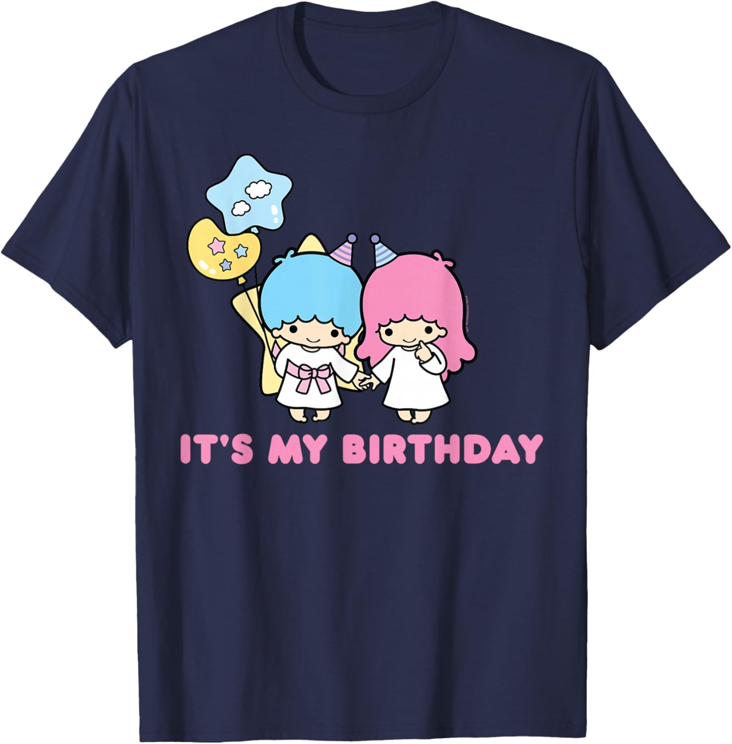 Little Twin Stars Birthday T-Shirt for Kids – Fun and Colorful Design - 15