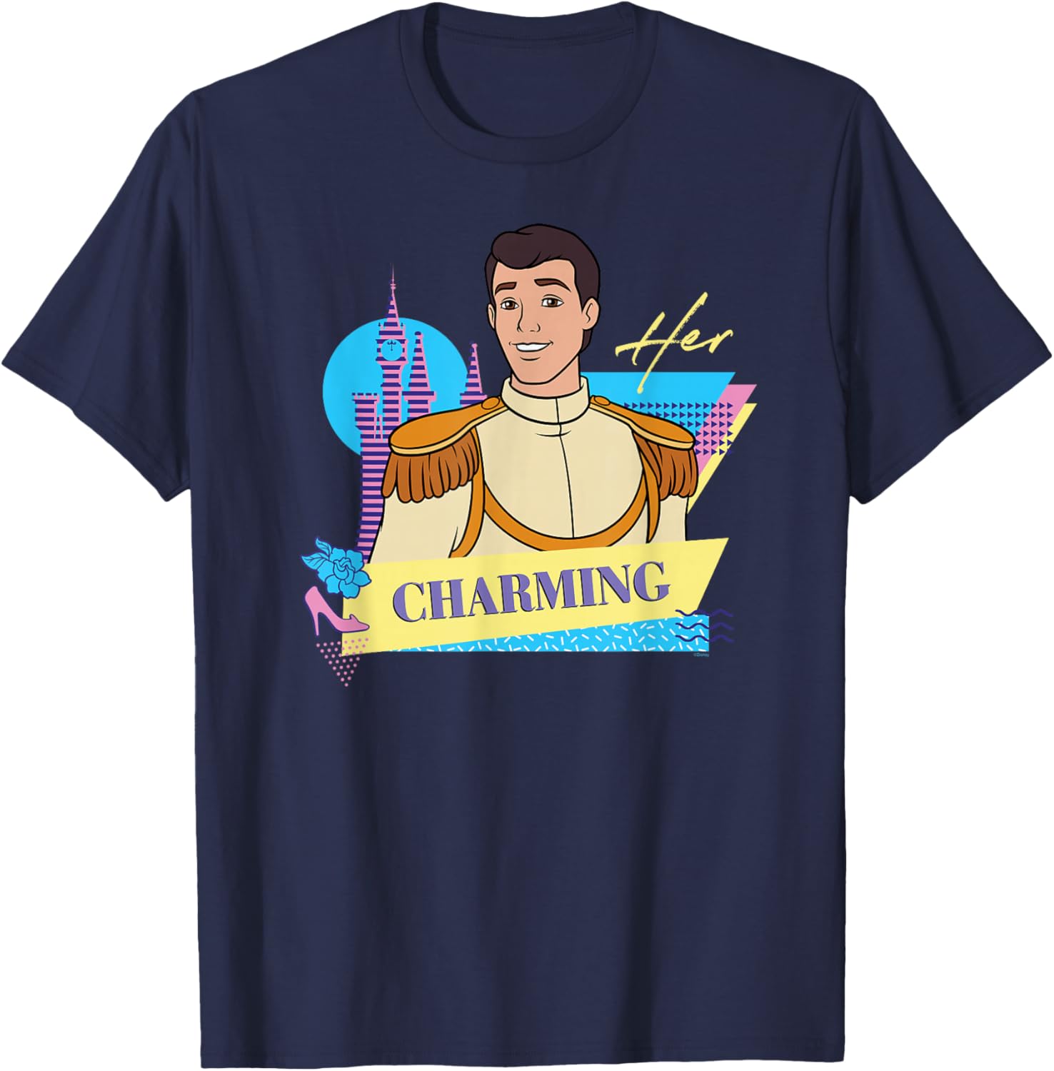 Disney Cinderella Matching T-Shirts for Couples - Her Prince Charming Style - 17