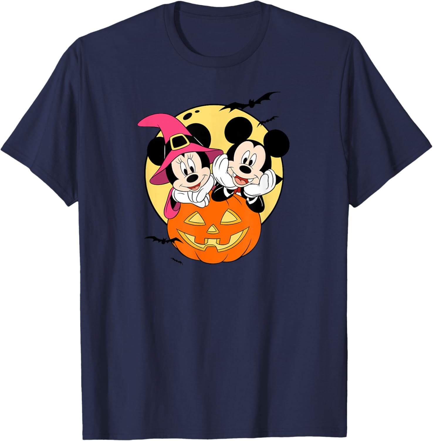 Adorable Disney Mickey and Minnie Halloween T-Shirt for Kids and Adults - 7