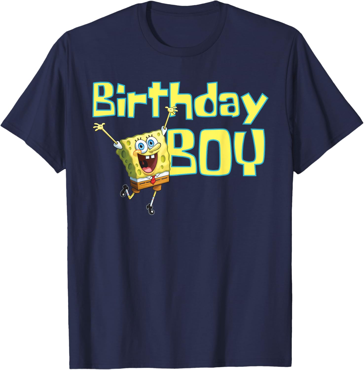 Mademark SpongeBob SquarePants Birthday Boy T-Shirt for Fun Celebrations - 2