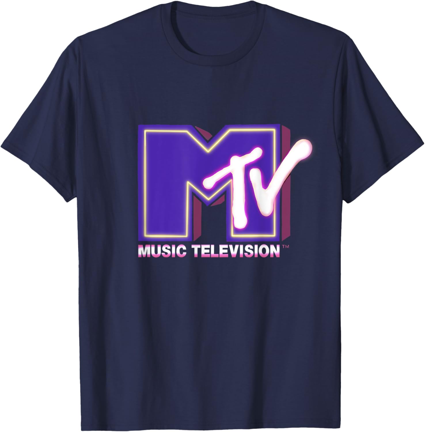 Mademark x MTV Neon Light Logo T-Shirt for Funky Fashion Lovers - 4