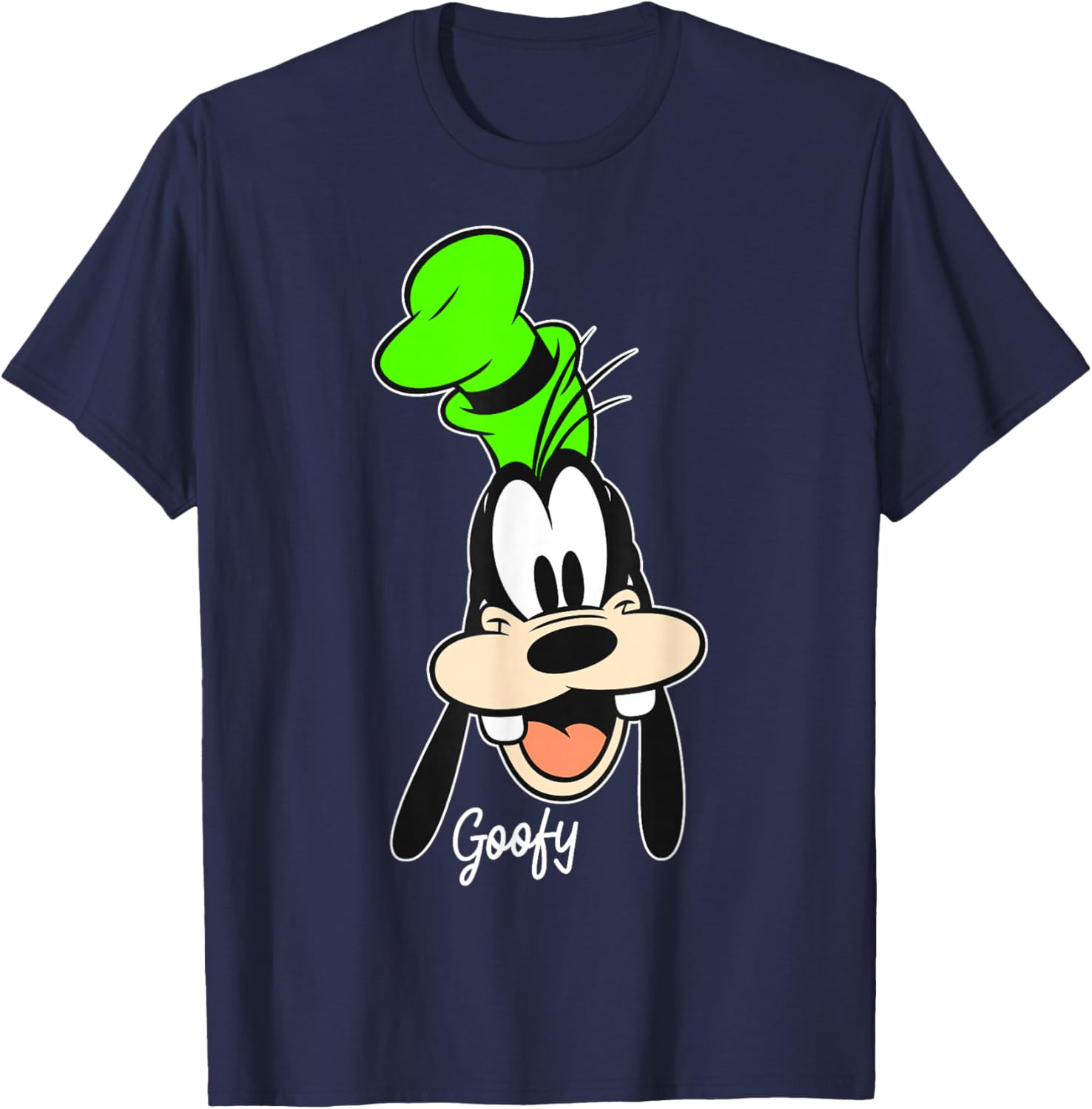 Disney Mickey and Friends Goofy Vintage Big Face T-Shirt for Fans - 3