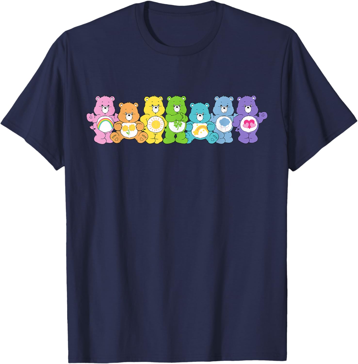 Care Bears Rainbow Kingdom Original Bears T-Shirt for Kids and Adults - 3