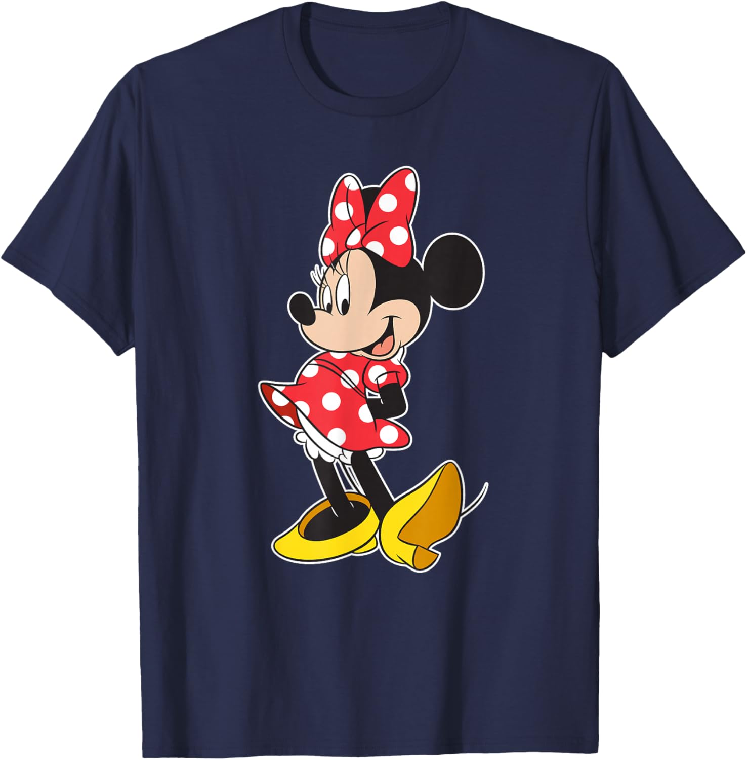 Cute Disney Minnie Mouse Classic Pose T-Shirt for Kids and Adults - 2
