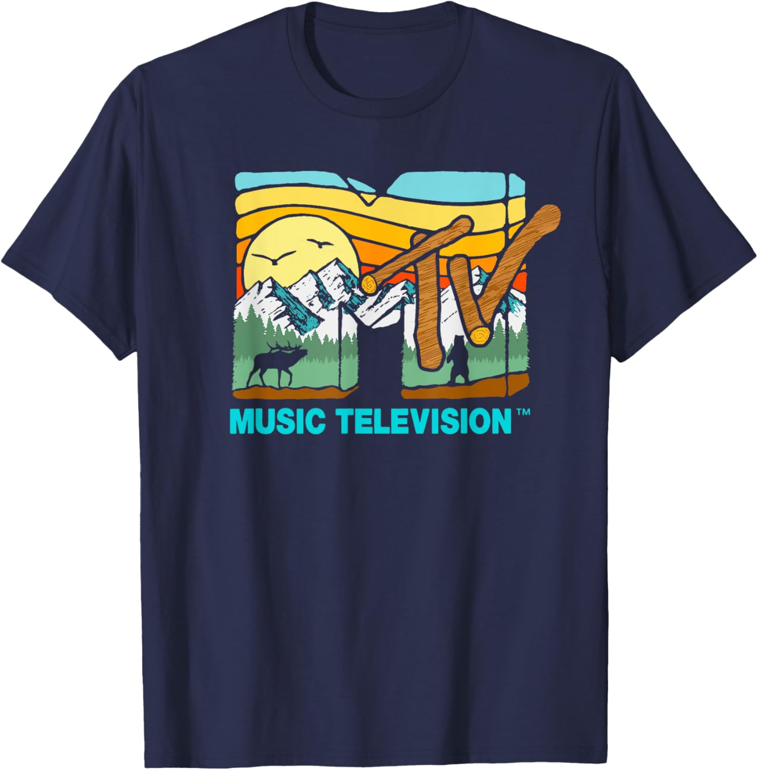 Mademark x MTV Great Outdoors Nature Logo T-Shirt for Trail Lovers - 7