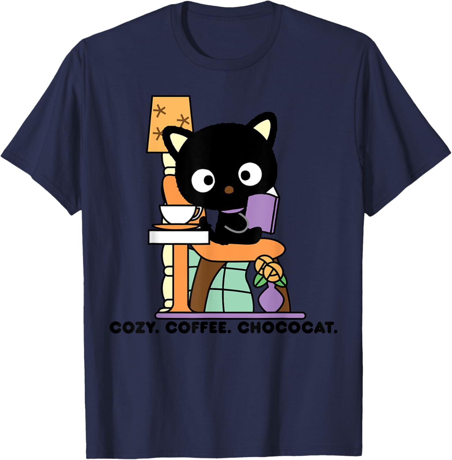 Chococat Cozy Coffee Cafe T-Shirt for Everyone - Fun & Stylish Design - 15
