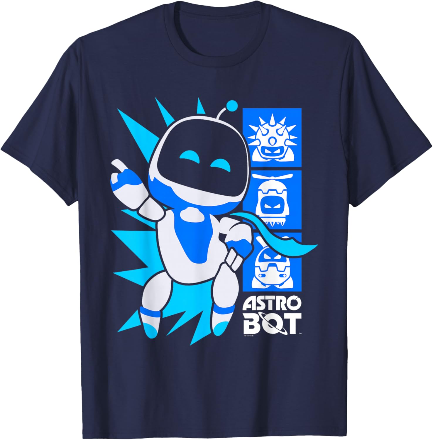Astro Bot Rescue Mission Victory Pose Game T-Shirt for Gamers - 1