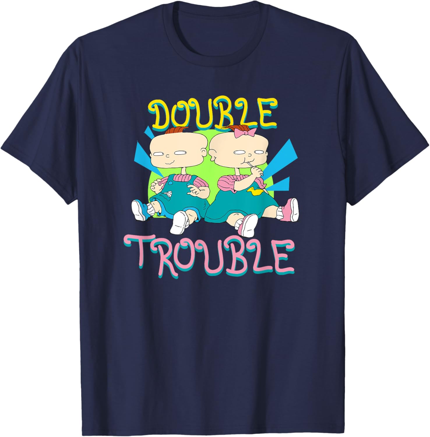 Mademark Rugrats Phil and Lil Double Trouble T-Shirt for Fun Style - 3