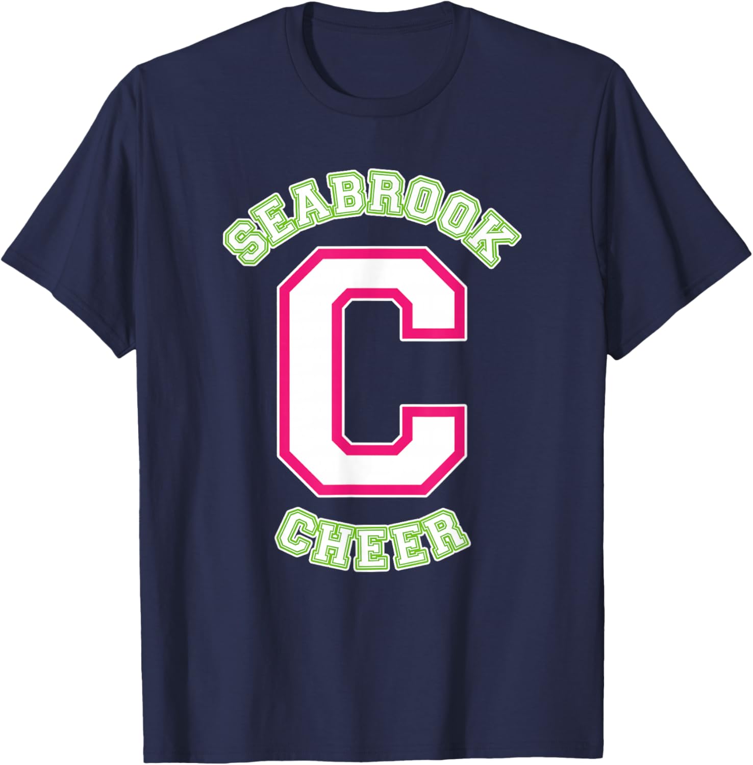 Disney Zombies Seabrook Cheer Letter C Logo T-Shirt for Fans - 8
