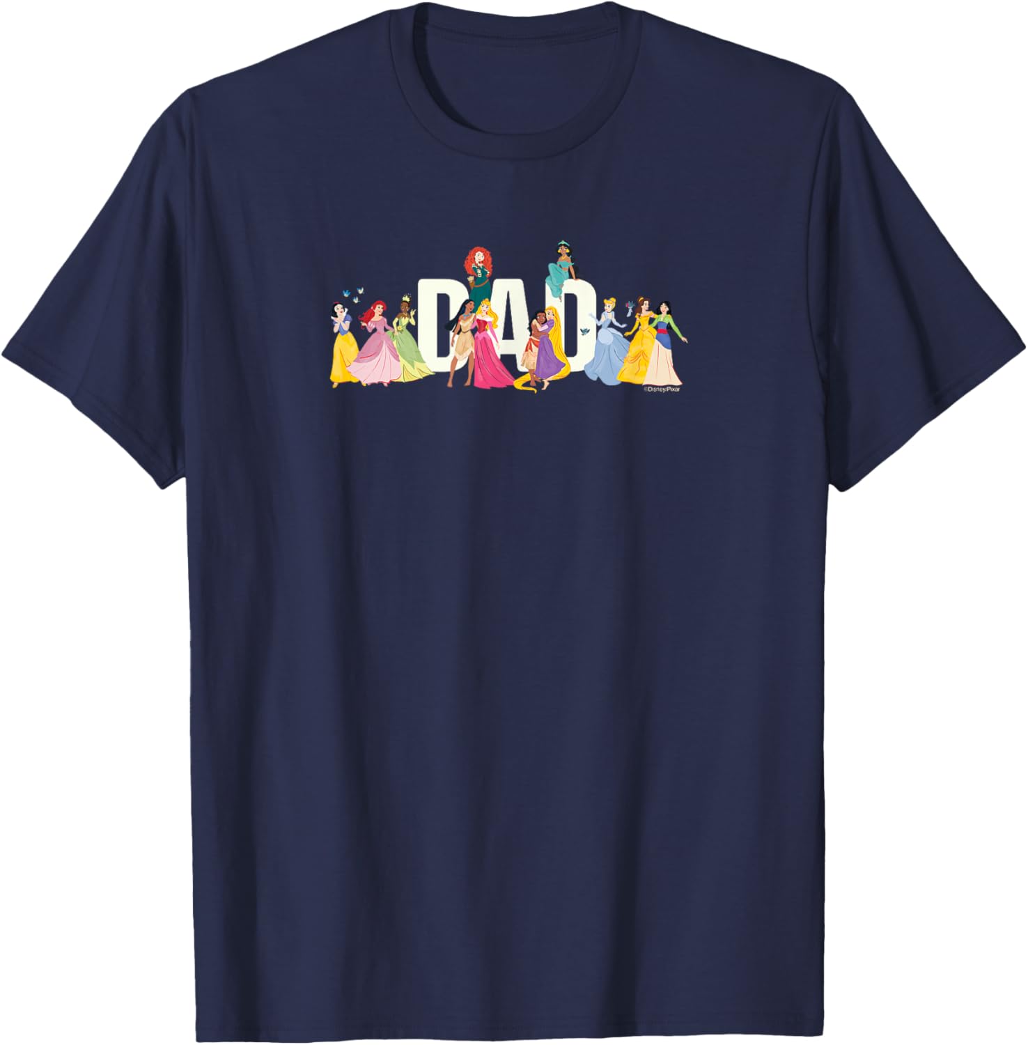 Disney Princess Dad Squad Family Reunion Vacation T-Shirt for Fun Trips - 1